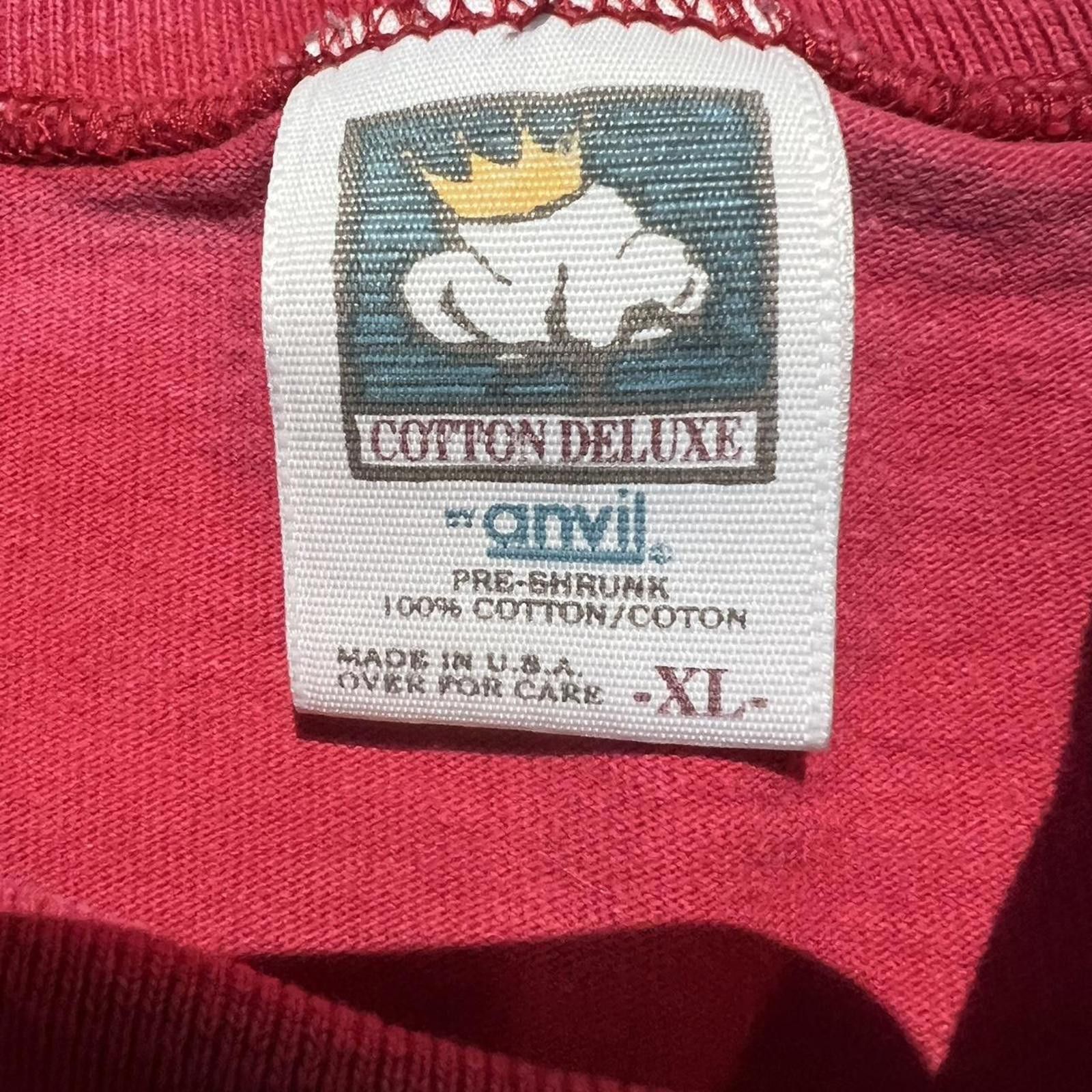 Designer Vintage 90s Santa Fe Ski Embroidered Longsleeve Red T-shirt Size US XL / EU 56 / 4 - 5 Thumbnail
