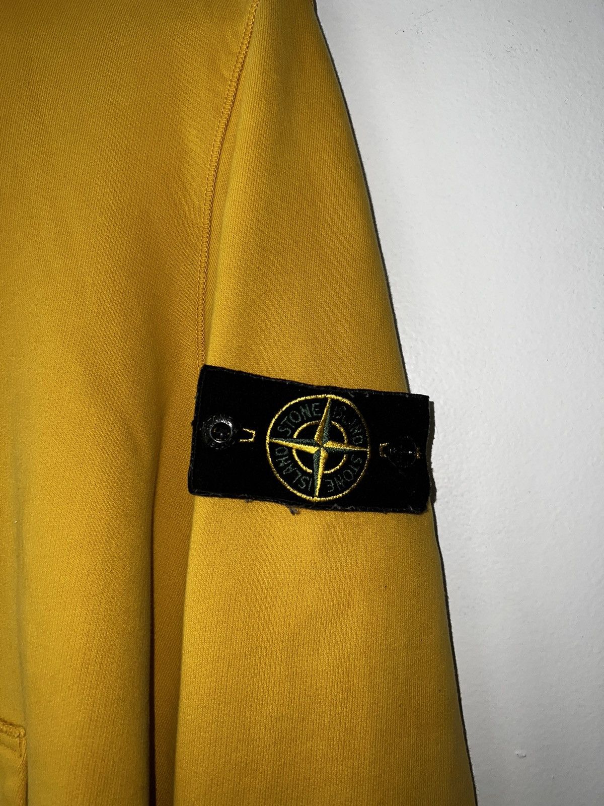 Stone Island Stone Island Yellow Hoodie Size US L / EU 52-54 / 3 - 2 Thumbnail