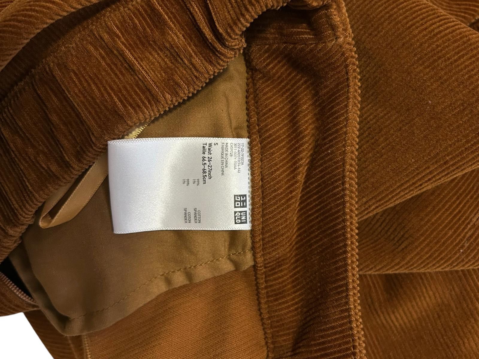 Uniqlo Chic Brown Corduroy Midi Skirt Size 28" / US 6 / IT 42 - 6 Thumbnail
