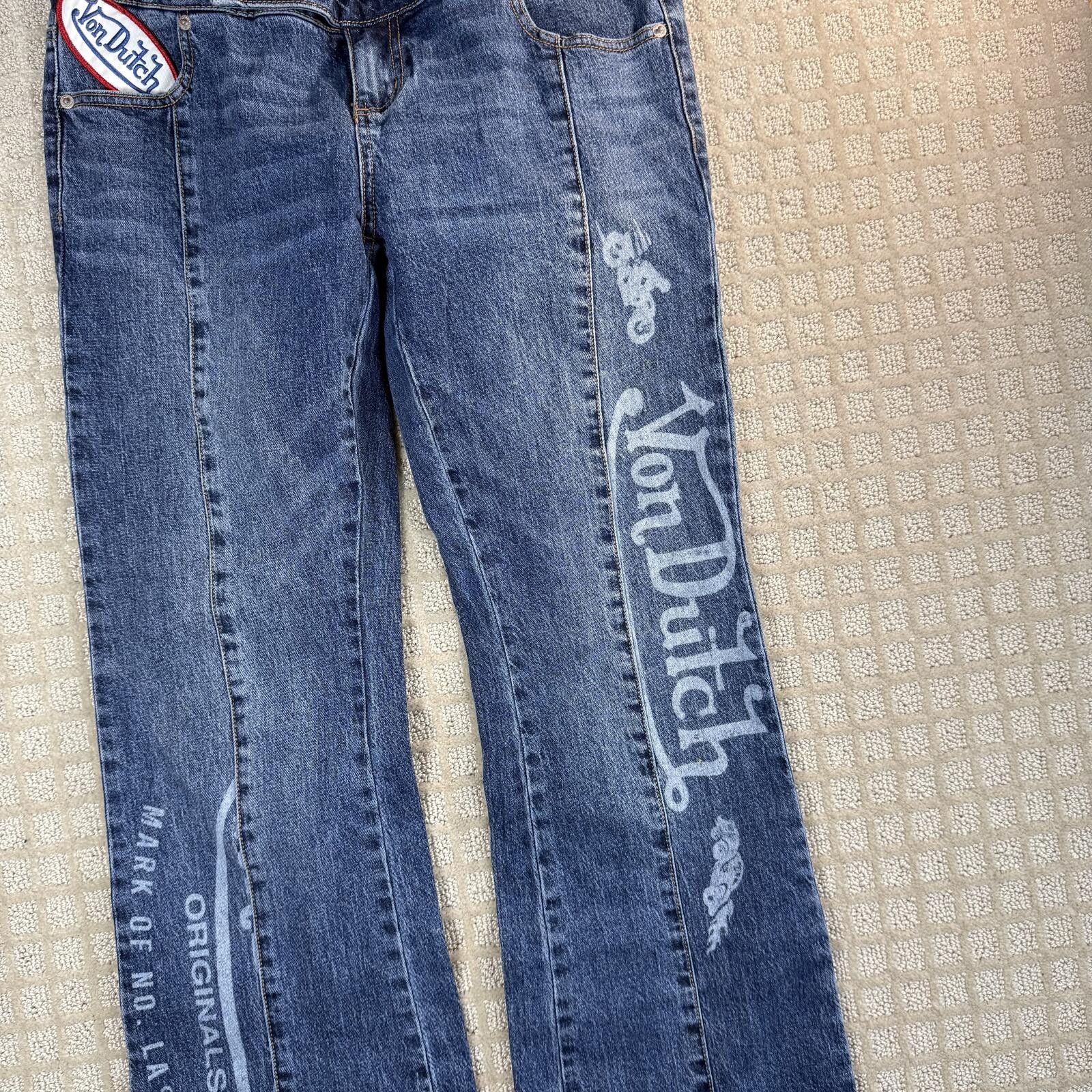 Von Dutch Von Dutch Y2K Flared Bootcut Jeans Womens 28 Size 28" / US 6 / IT 42 - 2 Thumbnail