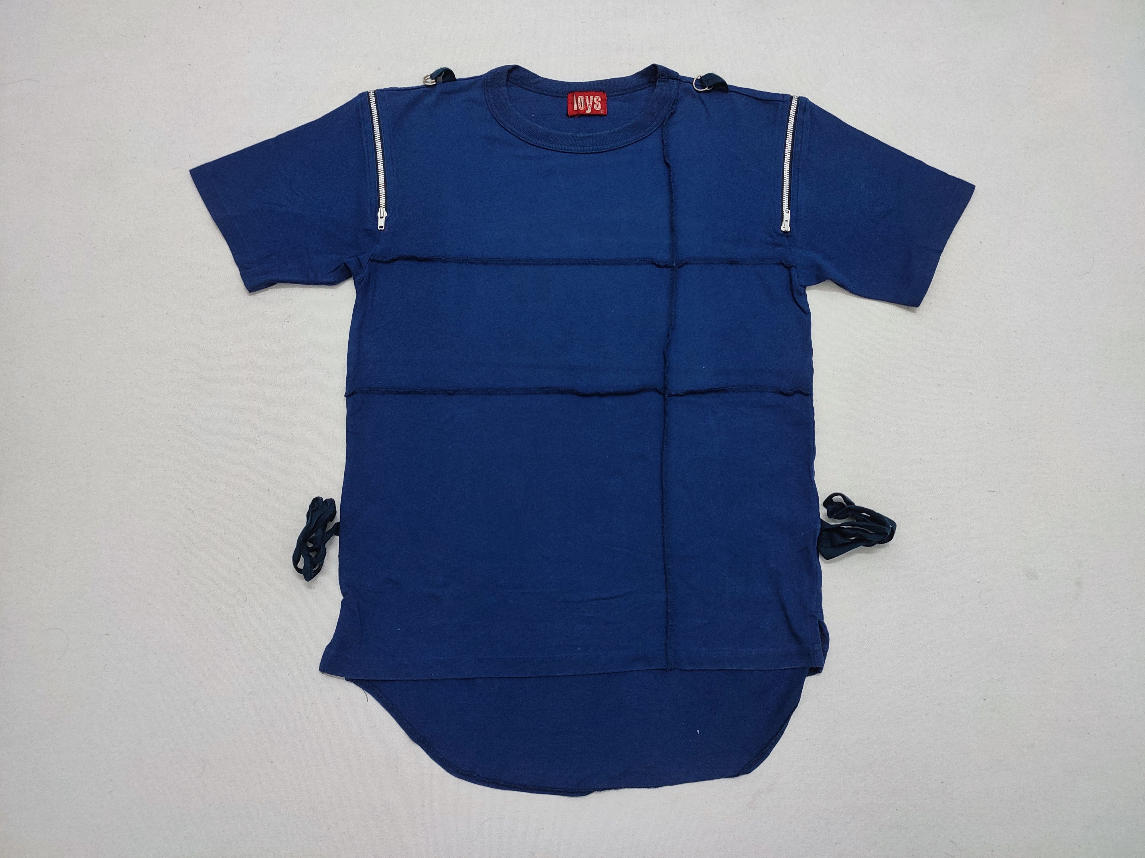 Japanese Brand × Vintage Vintage 1990s Boys Seditionaries Bondage Multizipper Tee Size US M / EU 48-50 / 2 - 1 Thumbnail