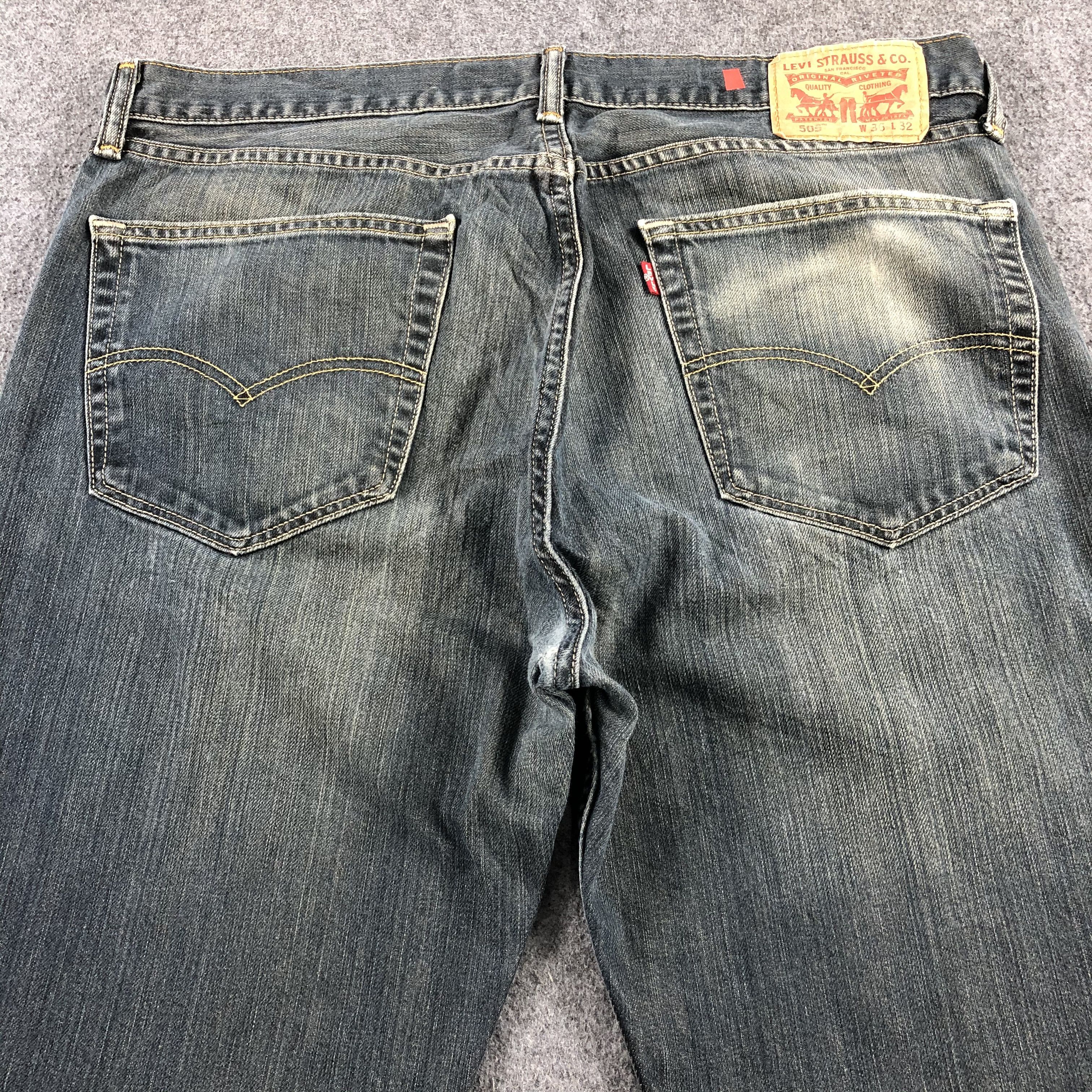 Levi's Vintage Levis 505 Earth Tone Jeans-J2120 Size US 37 - 4 Thumbnail