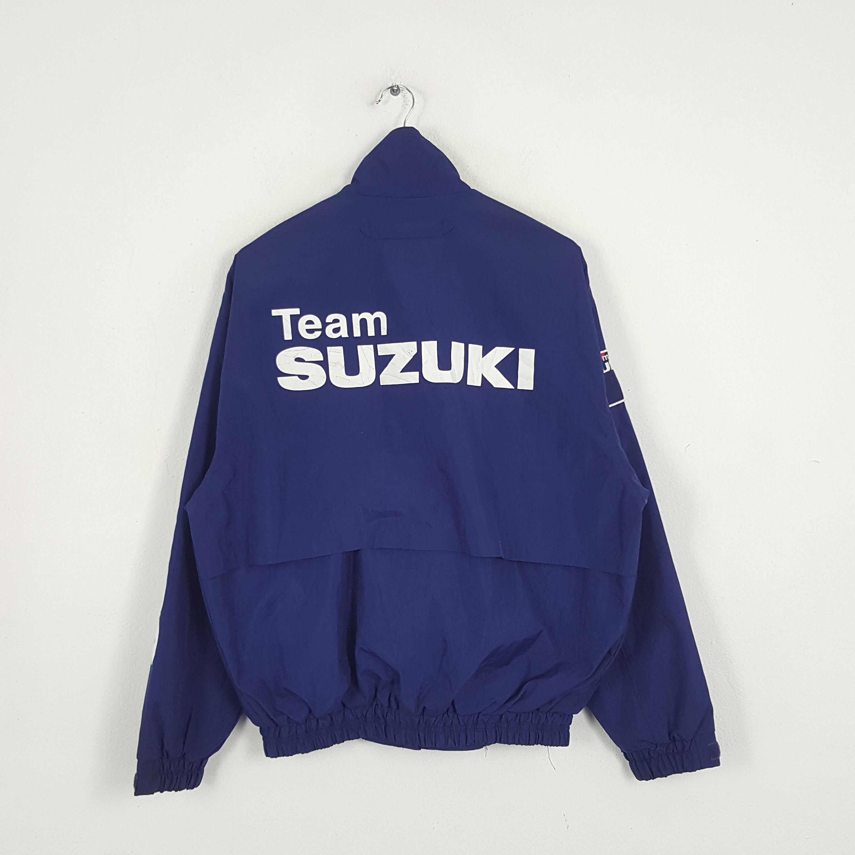Japanese Brand × Vintage Vintage Team Suzuki Japanese Motorsports Jacket Size US XL / EU 56 / 4 - 1 Thumbnail