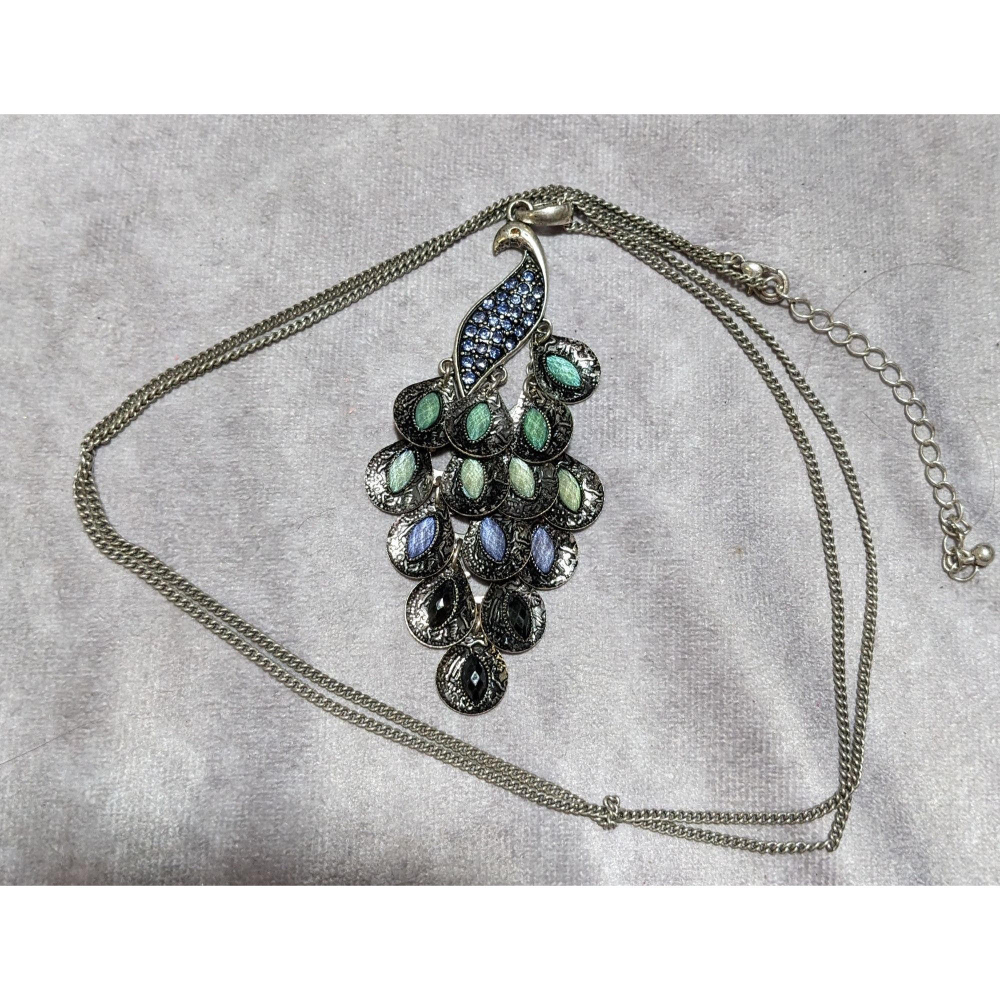 Other Blue Bohemian Peacock Necklace Size ONE SIZE - 5 Thumbnail