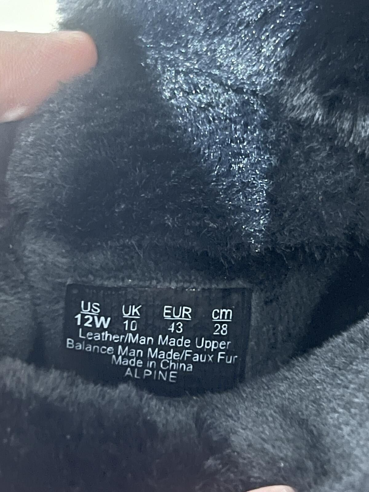 Sonia Rykiel Ryka Alpine Women's Winter Boots Size 12W Black Faux Fur Size US 7.5 / IT 37.5 - 1 Thumbnail