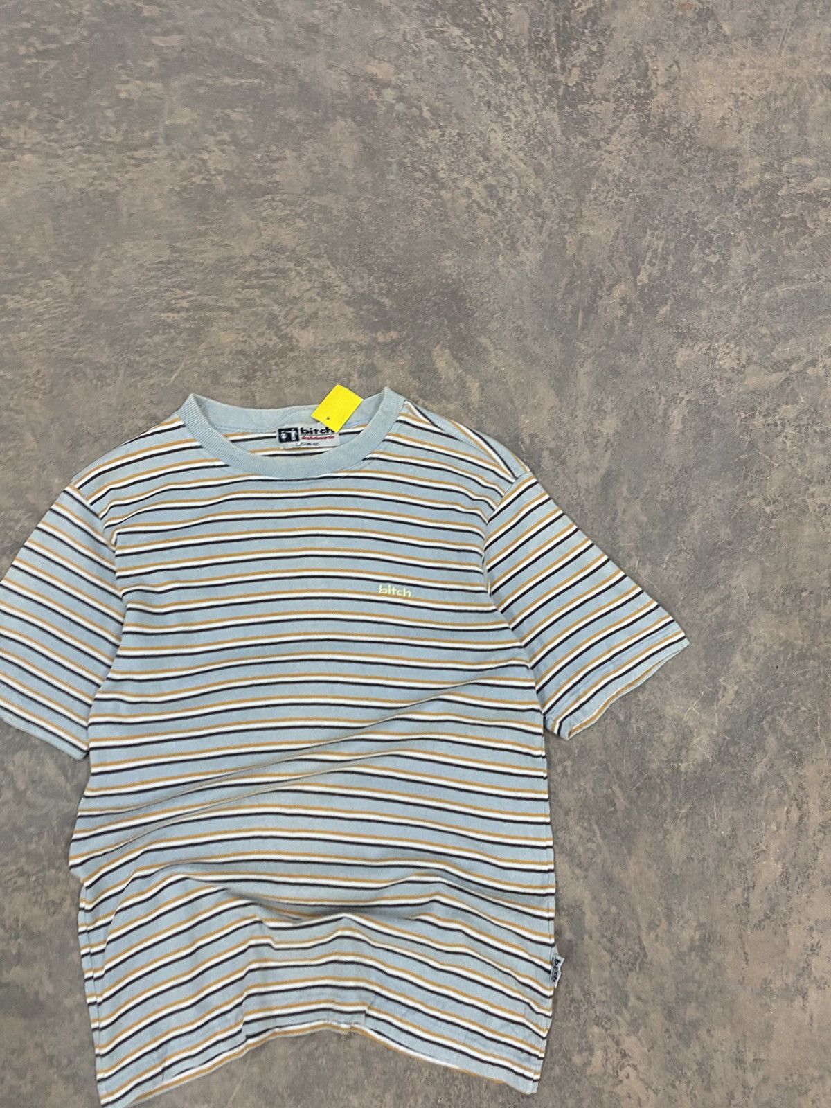 Sex Skateboards VINTAGE BITCH SKATEBOARD STRIPED TEE Size US XS / EU 42 / 0 - 4 Thumbnail