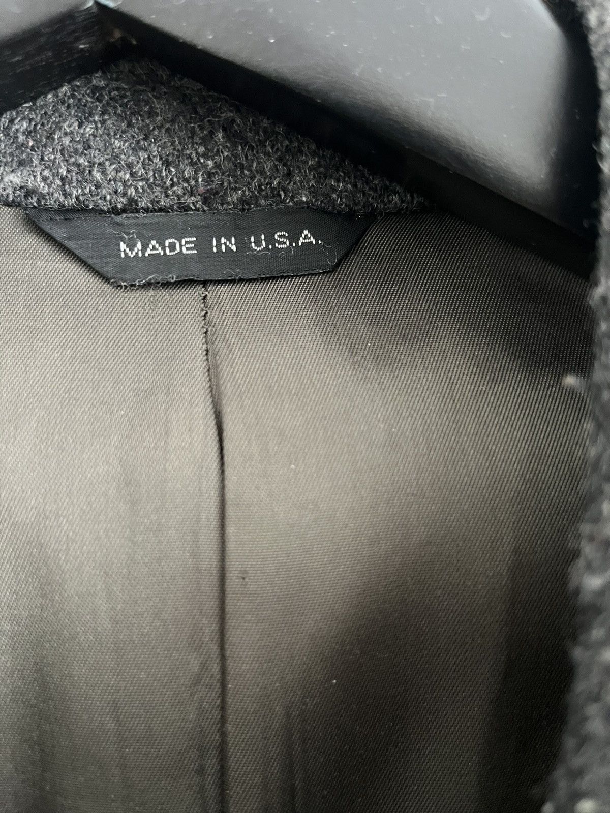Vintage Vintage Gray Wool American Male Overcoat Size US L / EU 52-54 / 3 - 3 Thumbnail
