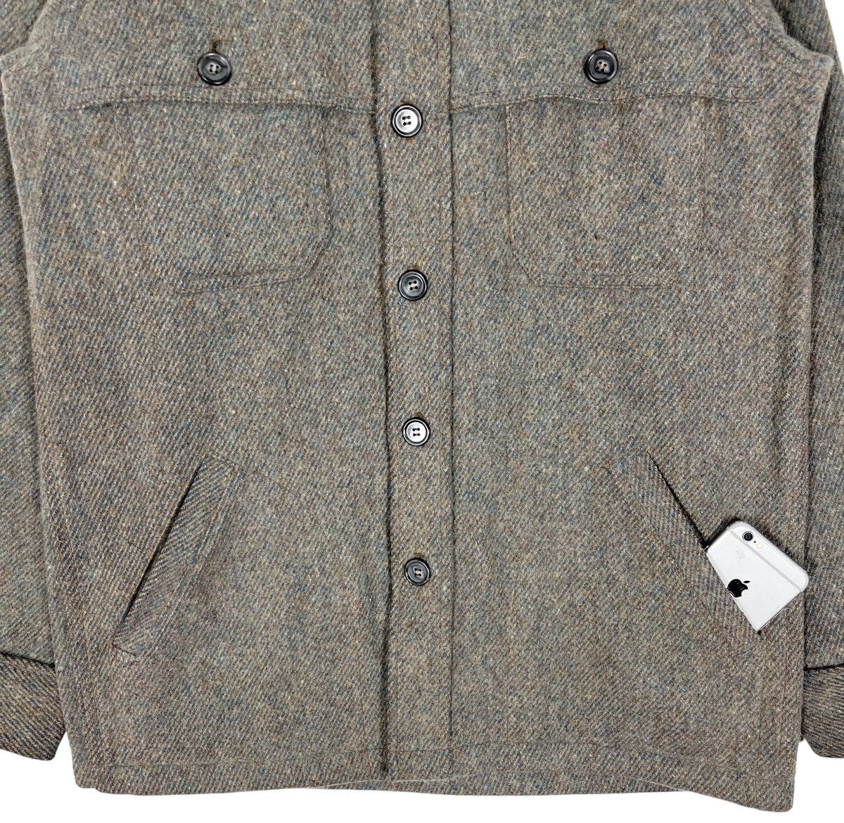 Vintage × Woolrich Woolen Mills Vintage 70’s Woolrich Wool Button Down Light Jacket Size US S / EU 44-46 / 1 - 4 Thumbnail