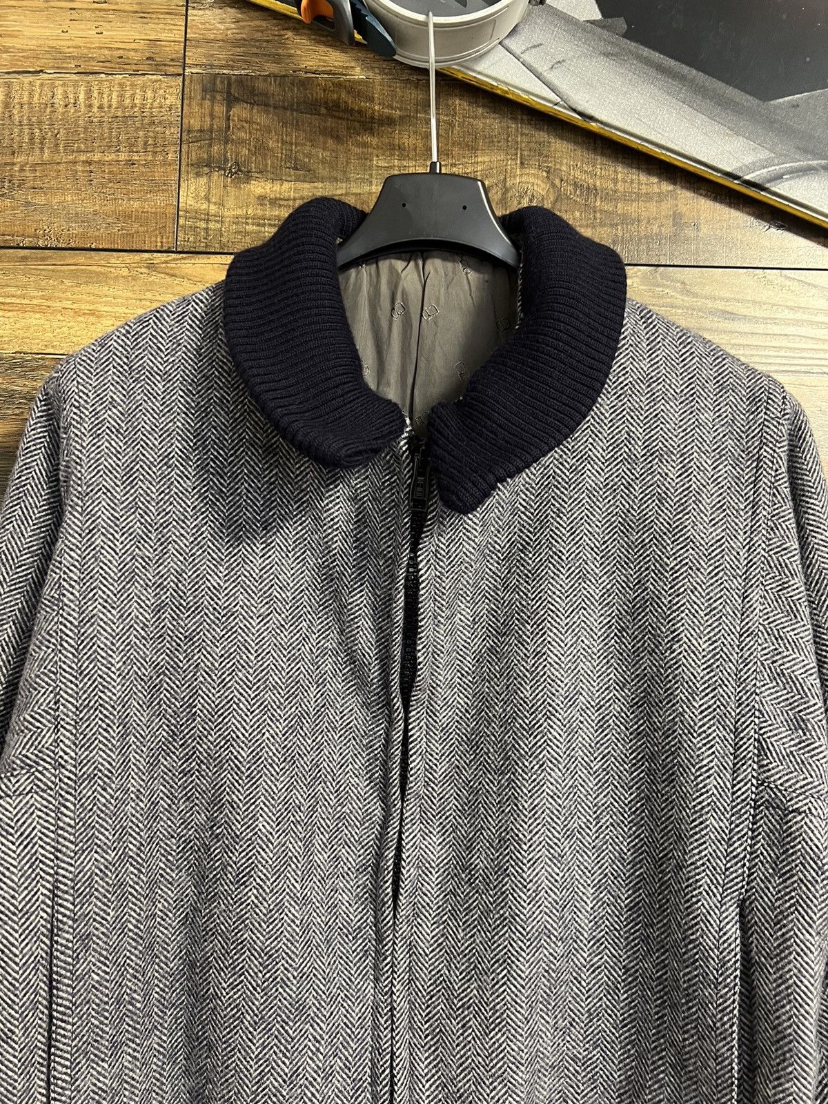 Dior CHRISTIAN DIOR MONSIEUR Wool Bomber Jacket Size US M / EU 48-50 / 2 - 5 Thumbnail