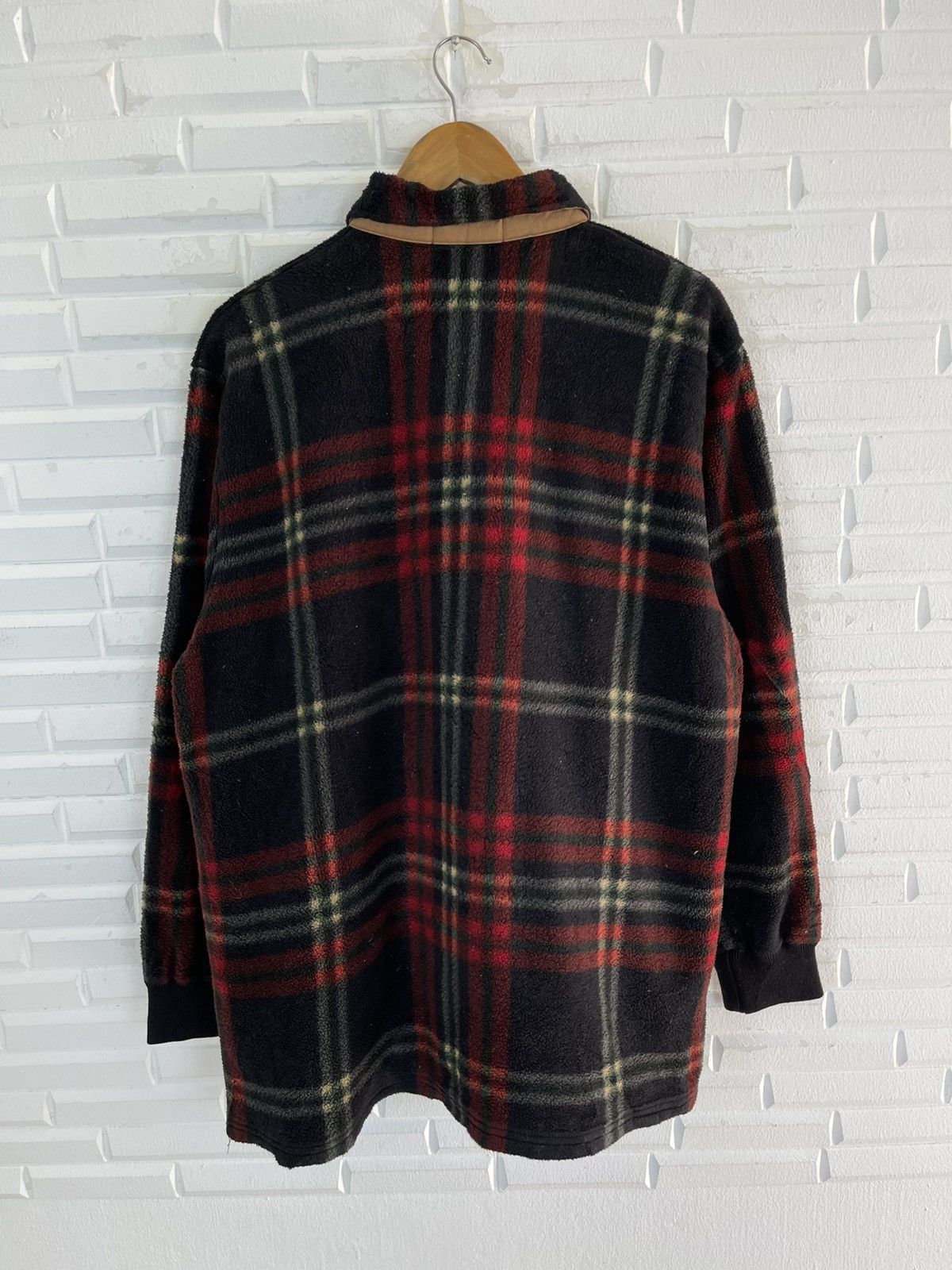 Ralph Lauren VINTAGE POLO RALPH LAUREN FLEECE TARTAN SHIRT Size US M / EU 48-50 / 2 - 2 Thumbnail