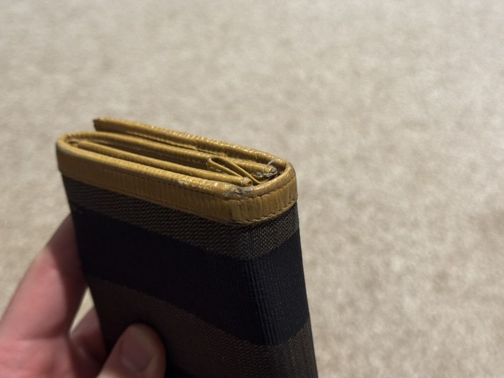 Fendi 100% Authentic Vintage FENDI Leather Bi-fold Wallet Size ONE SIZE - 14 Thumbnail