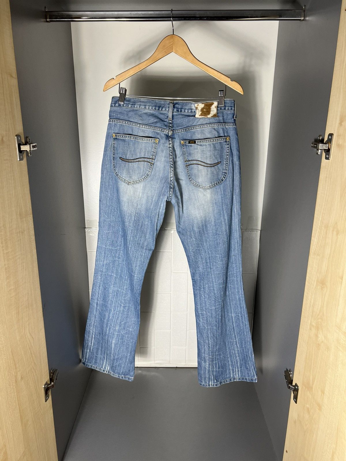 Lee VINTAGE LEE PREMIUM QUALITY BAGGY JEANS DENIM RETRO Y2K 90s Size US 32 / EU 48 - 18 Thumbnail