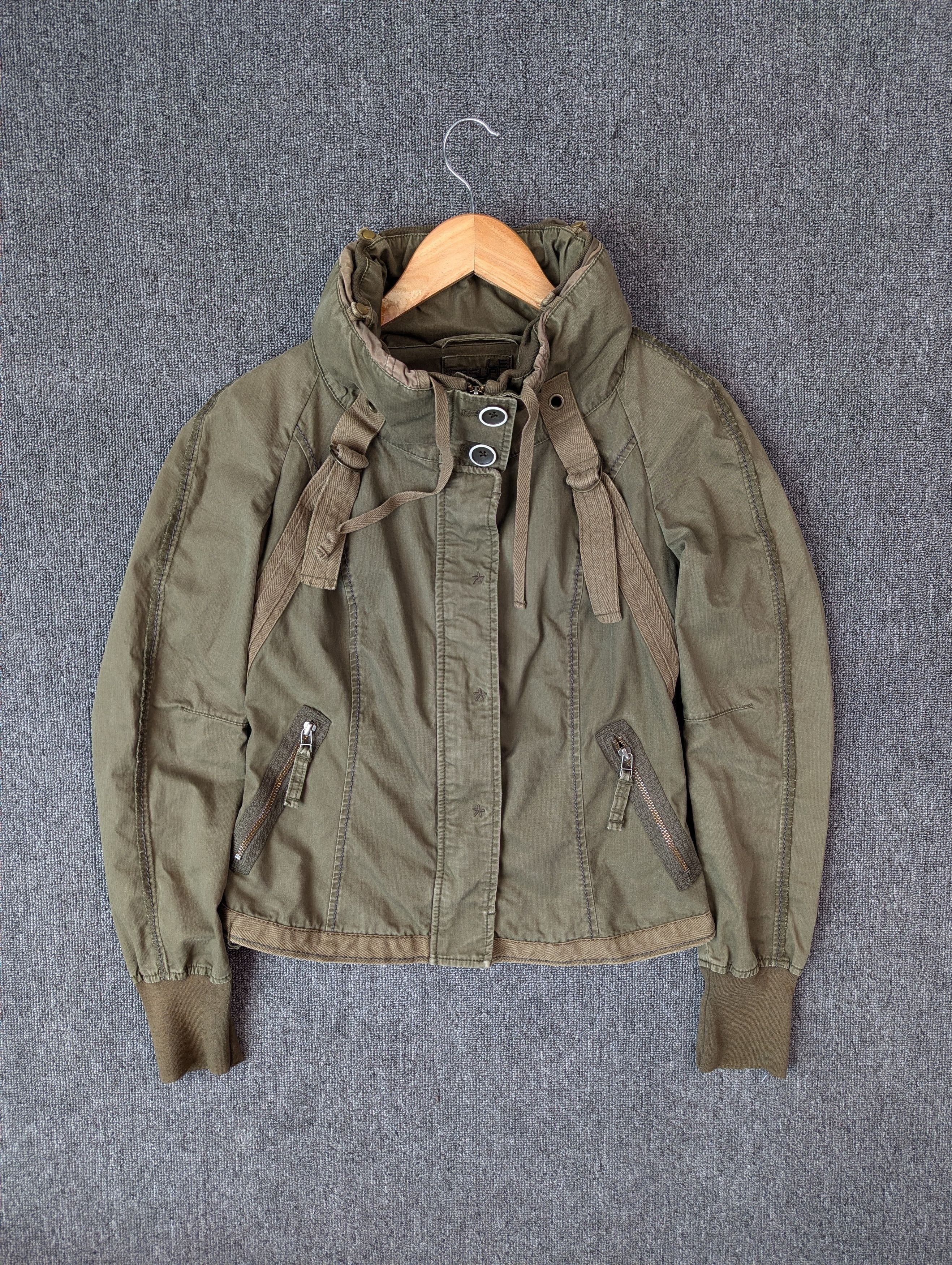 Marithe + Francois Girbaud Marithe Francois Girbaud Tactical Military Hooded Jacket Size M / US 6-8 / IT 42-44 - 1 Thumbnail