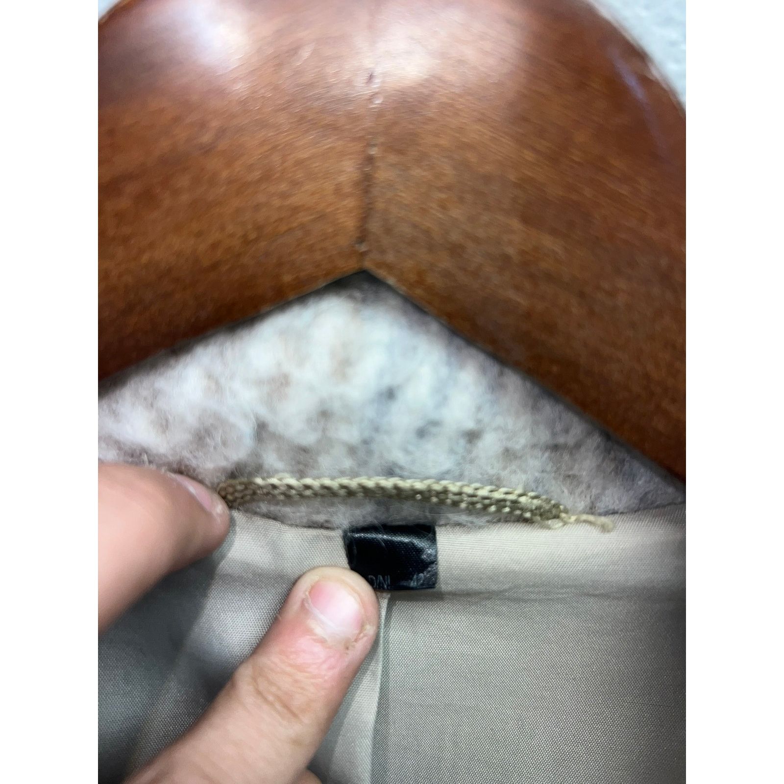Vintage Womens Luxus Qualitat Mohair Wool Coat Overcoat Herringbone Size XL / US 12-14 / IT 48-50 - 6 Thumbnail