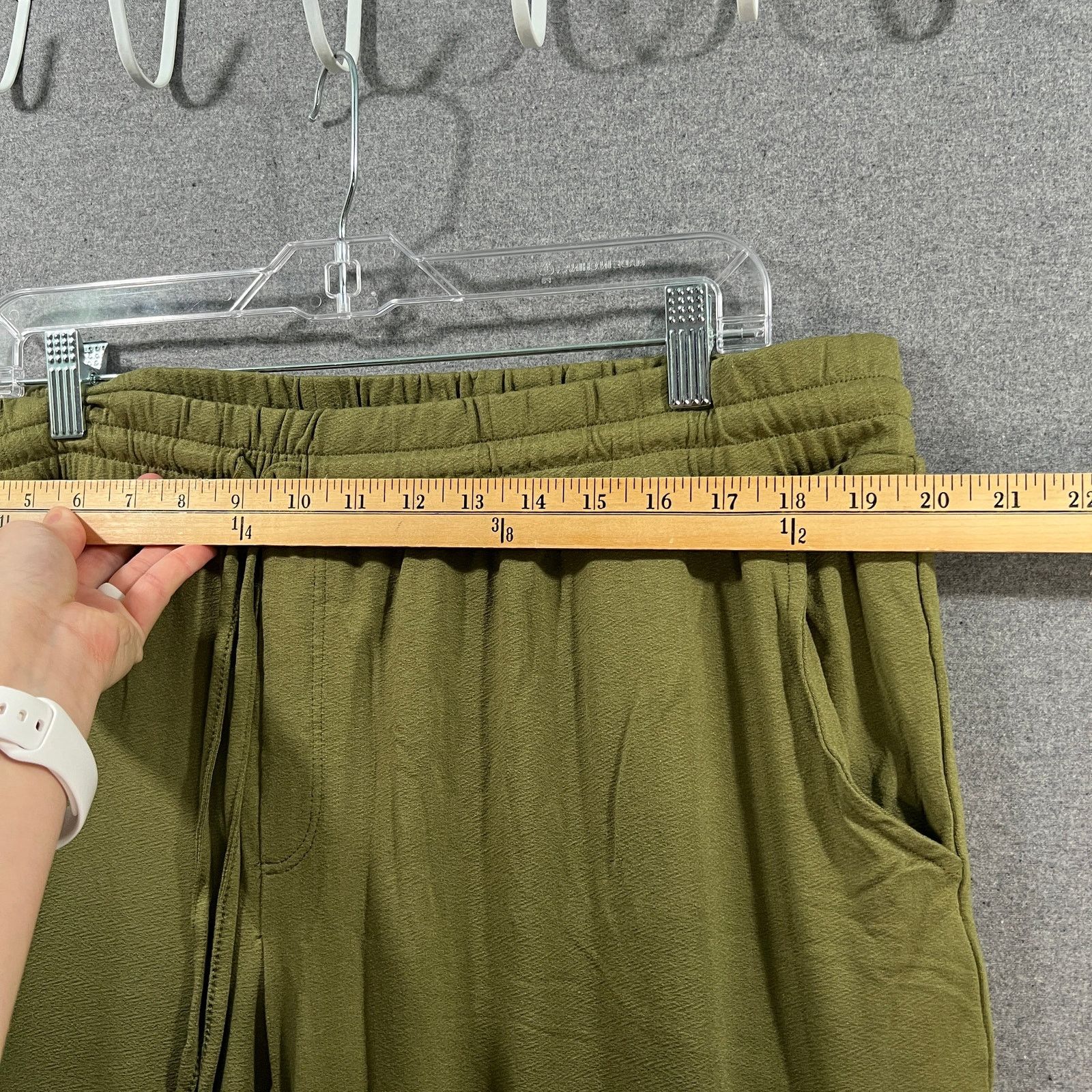 Other AnyBody Textured Knit Jersey Jogger with Tie Waistban Size 38" / US 16 / IT 52 - 5 Thumbnail