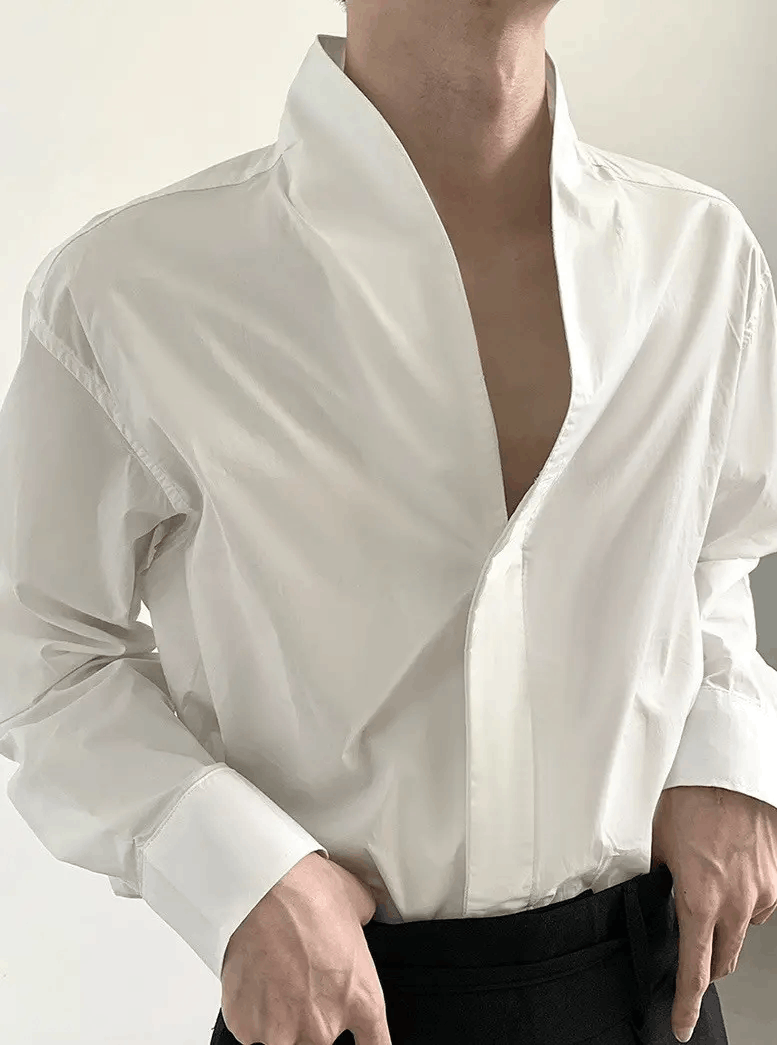 Japanese Brand × Vintage Korean fashion retro cleanfit shirt Size US M / EU 48-50 / 2 - 6 Thumbnail