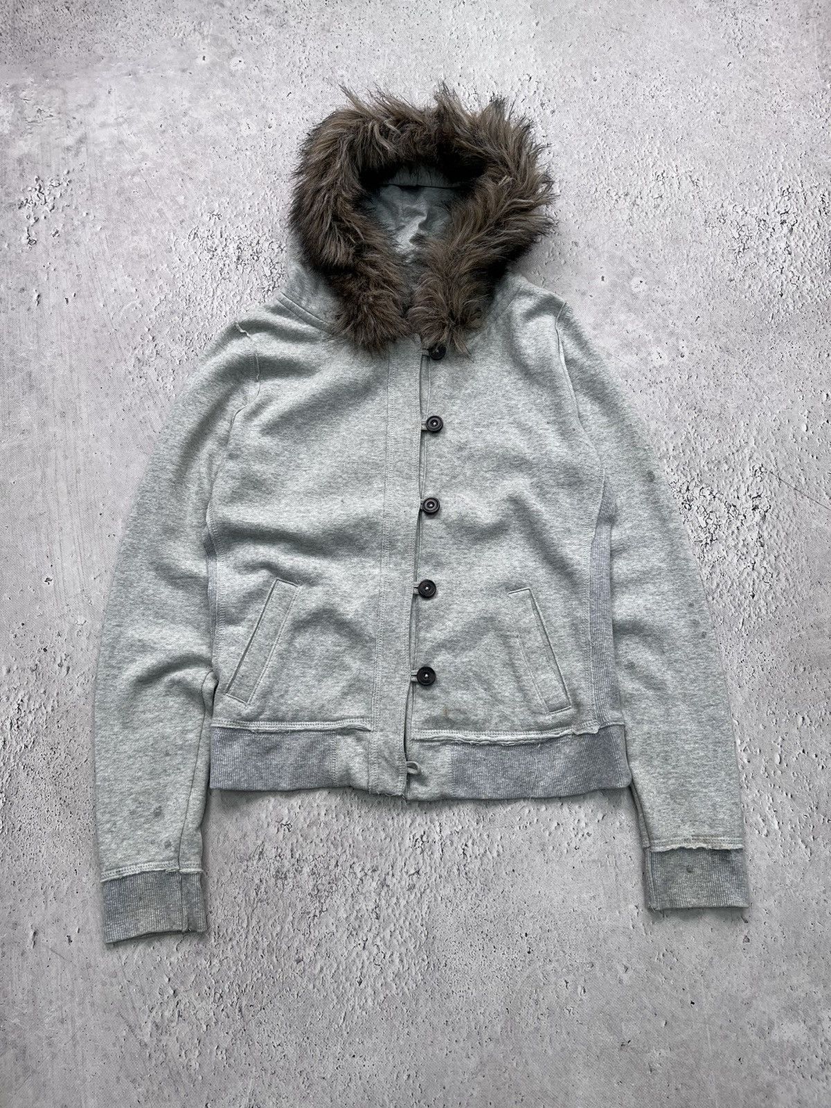 Hysteric Glamour × If Six Was Nine 2000s Avant Garde If Six Was Nine Style Jacket fur Hood 90s Size US S / EU 44-46 / 1 - 1 Thumbnail