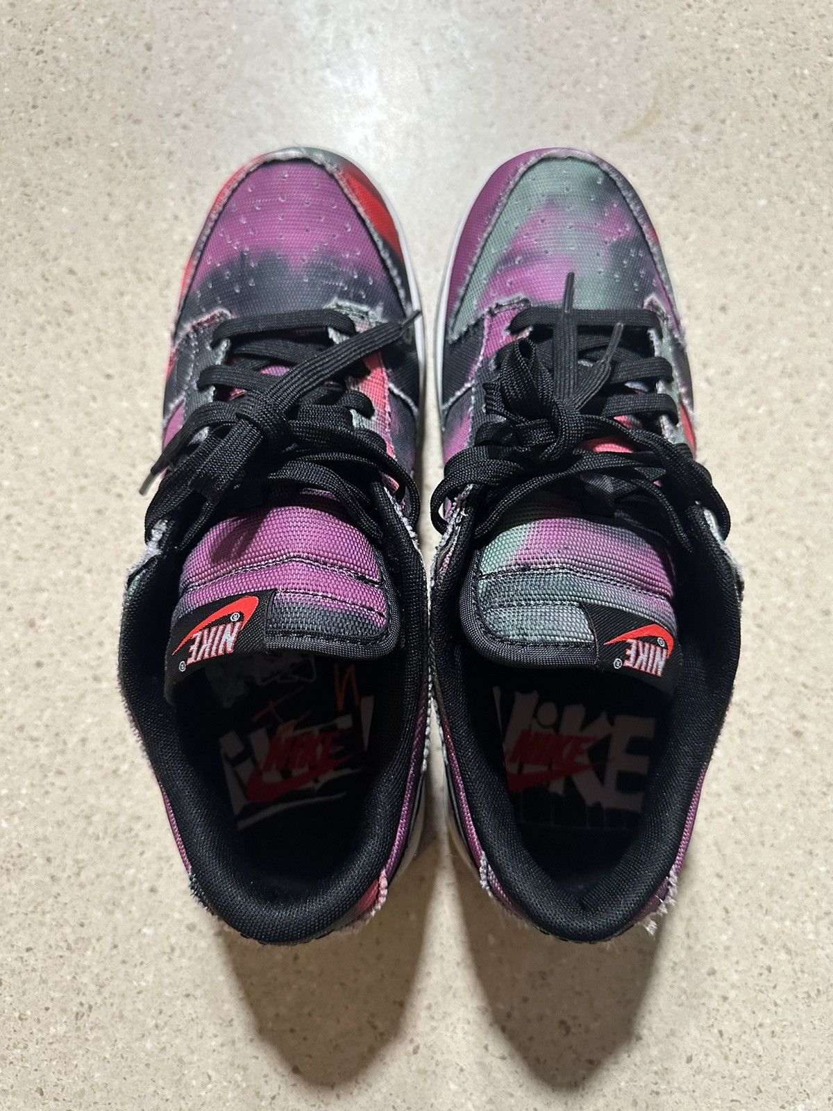 Nike Nike Dunk Low Graffiti Pink Size US 10.5 / EU 43-44 - 5 Thumbnail