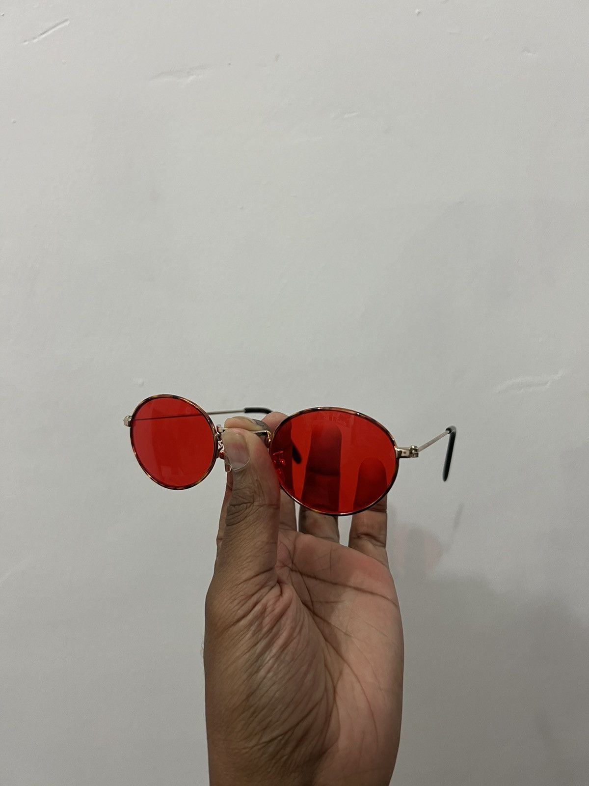 If Six Was Nine Vintage Red H4301-5 20% Glasses Size ONE SIZE - 3 Thumbnail