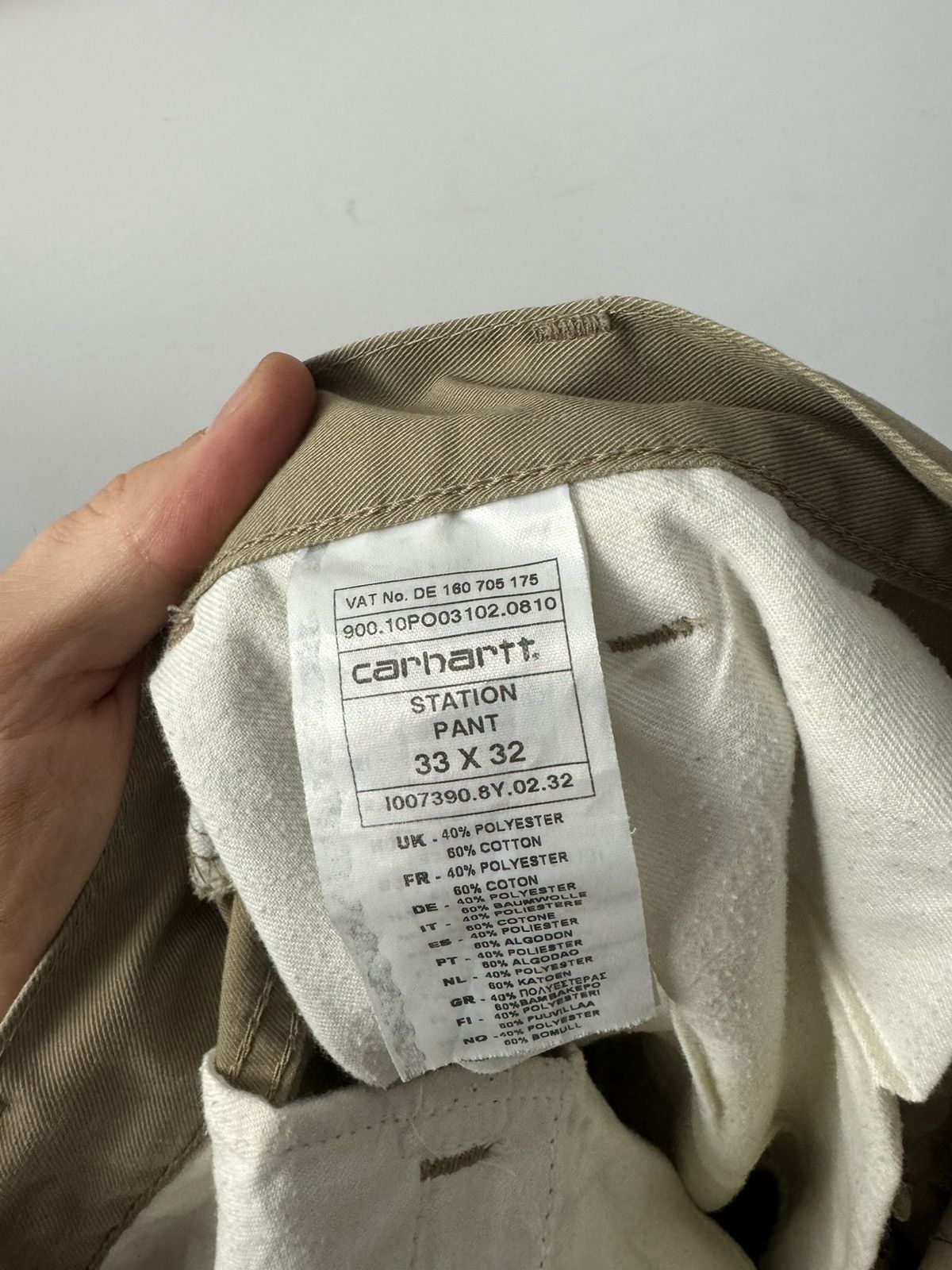Carhartt Carhartt Station Sid Pant Casual Skate Hype Y2k Rare Size US 33 - 3 Thumbnail