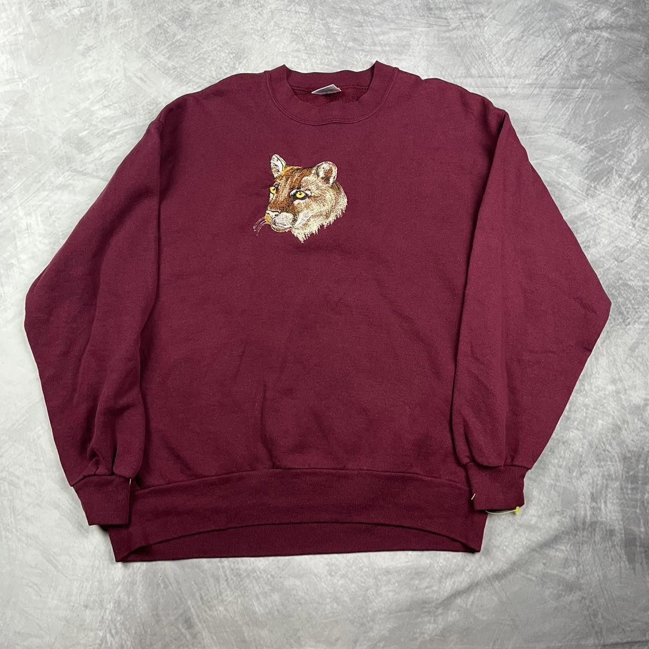 Jerzees Vintage Cougar crewneck Size US L / EU 52-54 / 3 - 1 Thumbnail