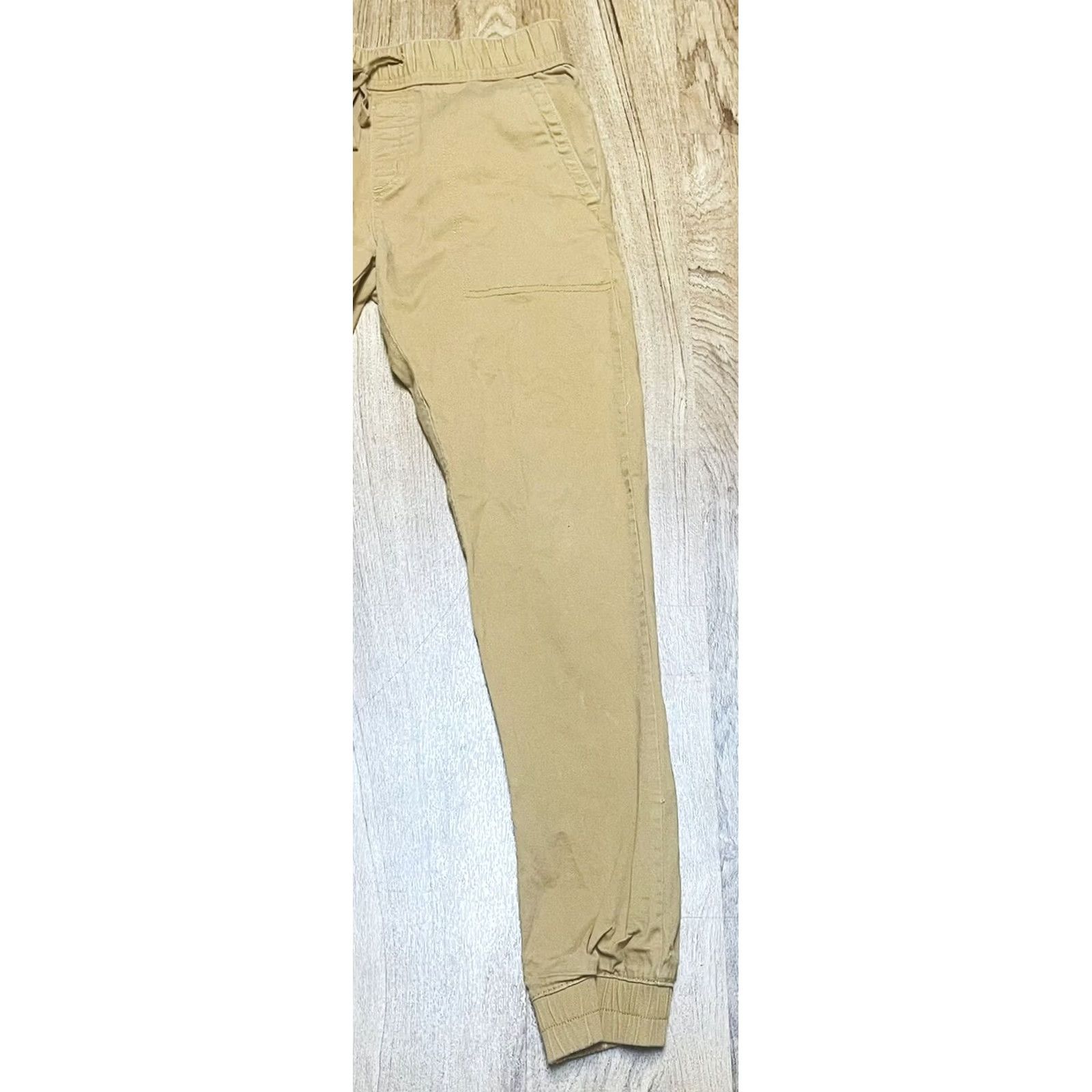 Vintage Moose Women’s Brown Cotton Jogger Trousers Size 28 Drawstring Pants Pull Up Casual Everyday 90s Womens Size 28" / US 6 / IT 42 - 2 Thumbnail