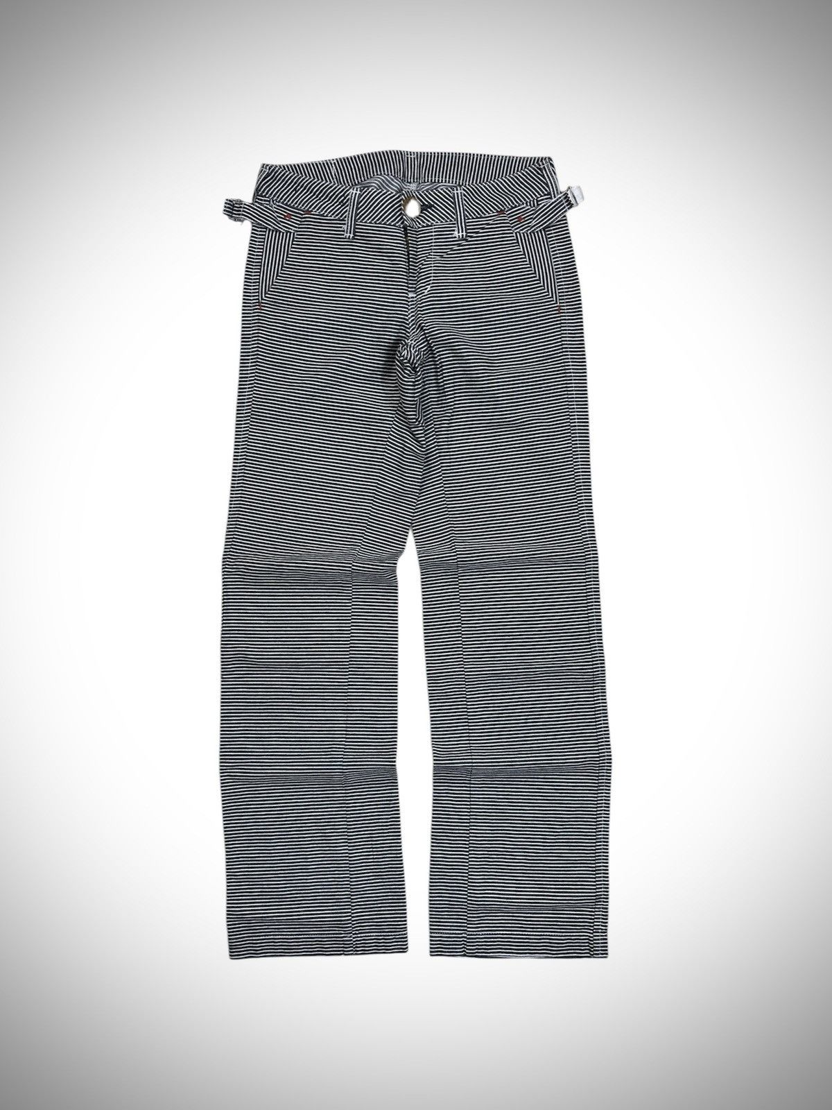 Japanese Brand 2000’s Johnbull - by KOJIMA Japan Hickory Jeans Buckleback Size US 28 / EU 44 - 4 Thumbnail