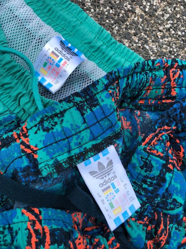 Adidas × Vintage 2in1 Adidas 90s vintage abstract sweatpants + shorts L/XL Size US 36 / EU 52 - 9 Thumbnail