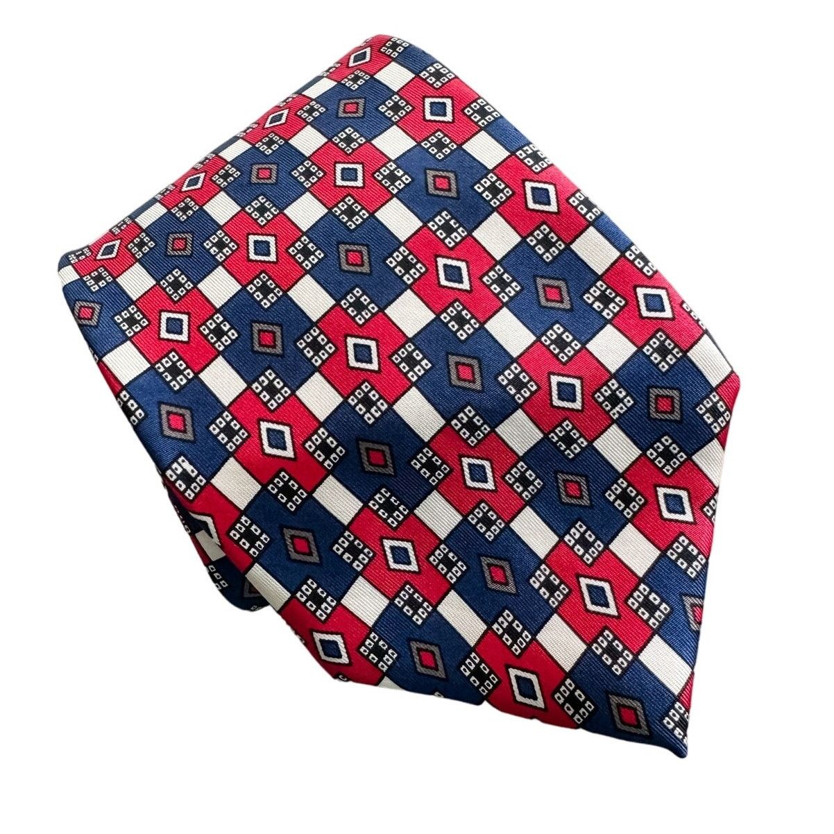 Robert Talbott Robert Talbott 100% silk hand sewn geometric neck tie 4” w Size ONE SIZE - 1 Thumbnail