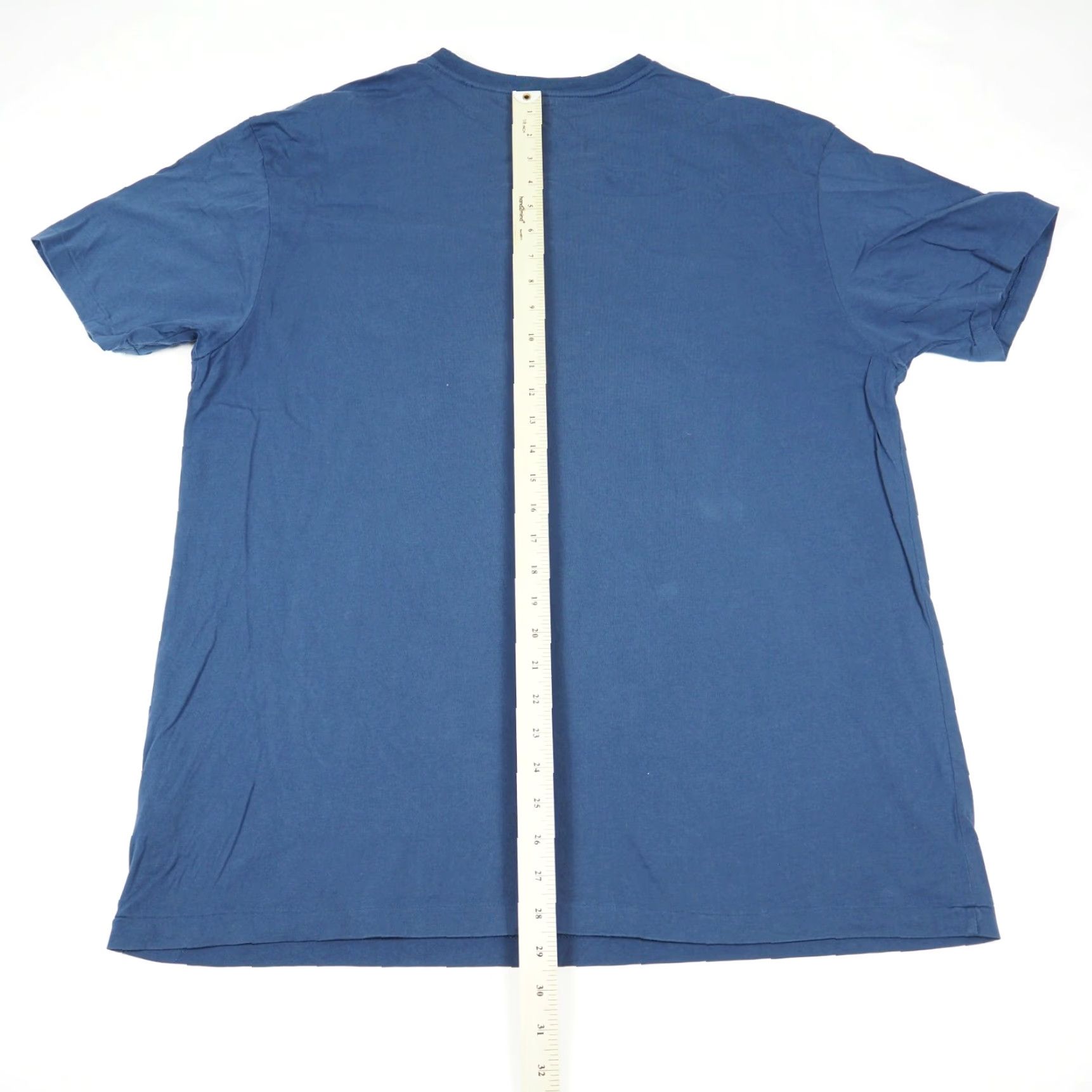 Polo Ralph Lauren Polo Ralph Lauren T-Shirt Blue Short Sleeve Adult Large Crew Neck Solid Polo Pony Shirt Mens/Unisex Size US L / EU 52-54 / 3 - 5 Thumbnail