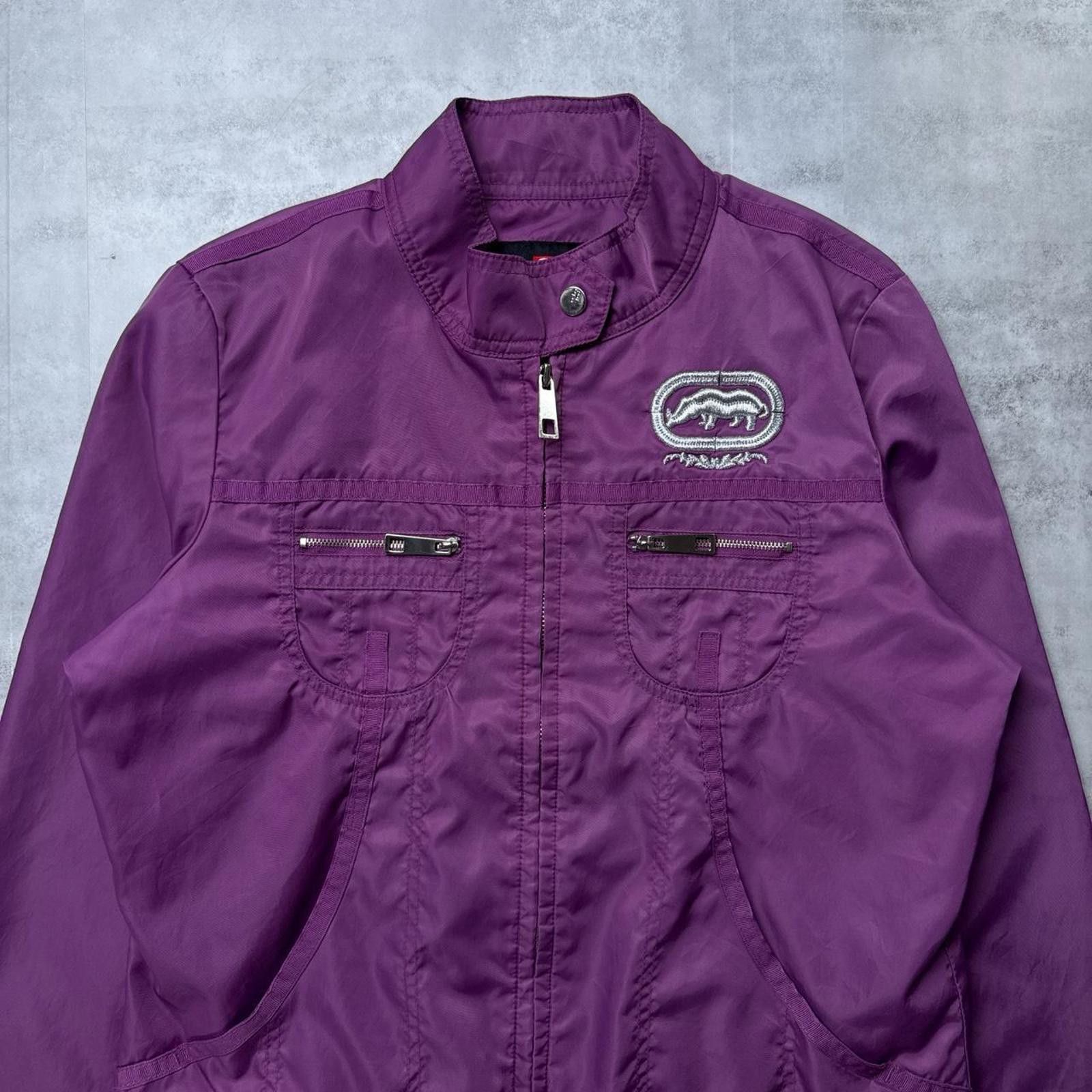 Ecko Unltd. Y2K Ecko Red 00s Purple Zip Up Jacket Size US XL / EU 56 / 4 - 5 Thumbnail