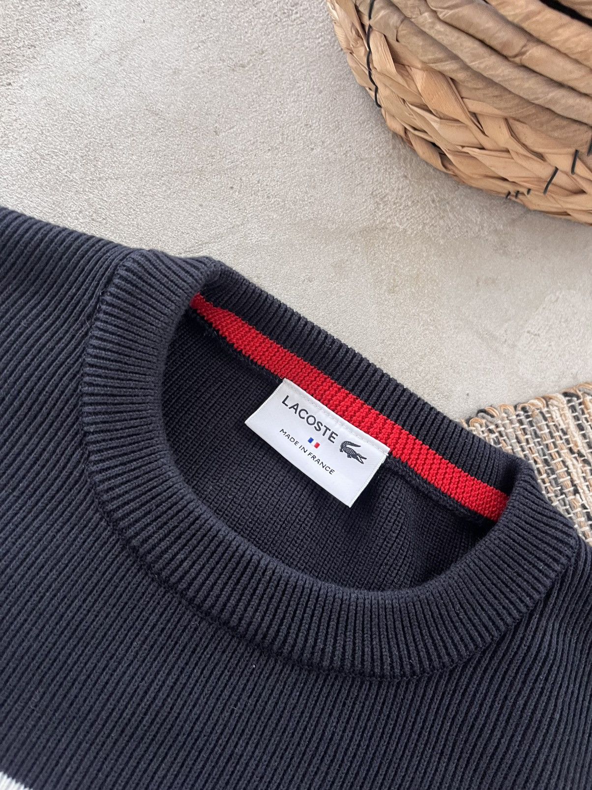 Lacoste Lacoste Made in France striped Minimalistic Sweater Y2K Size US XL / EU 56 / 4 - 10 Thumbnail