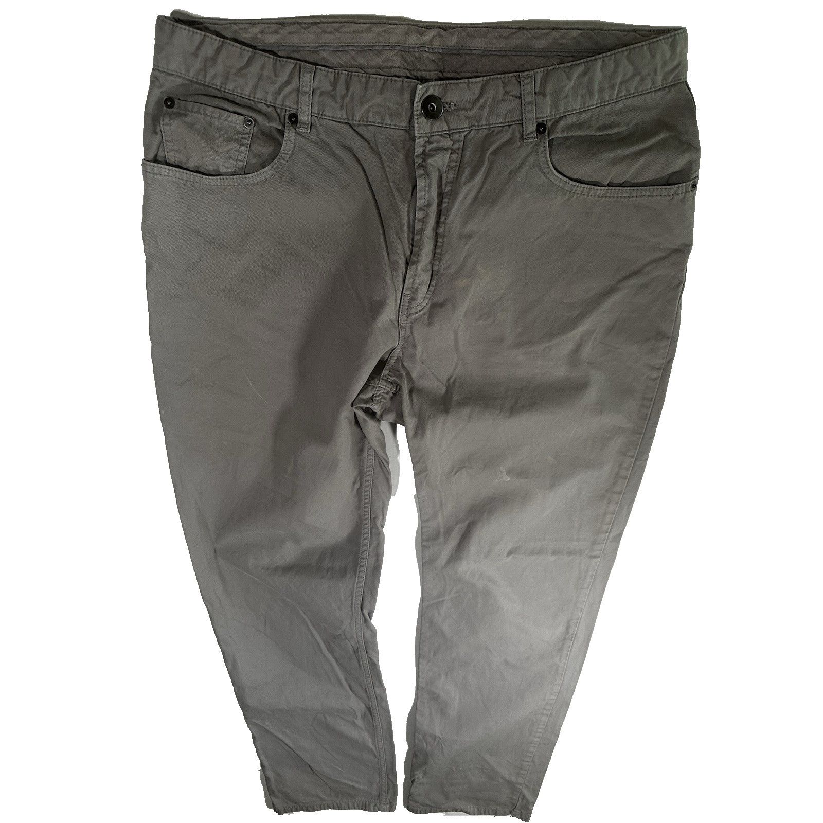 Saks Fifth Avenue Saks Fifth Avenue Gray Chino Canvas Pants Sz36 Casual Size US 36 / EU 52 - 1 Thumbnail