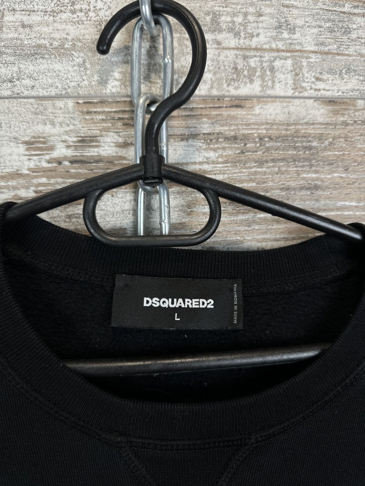 Dsquared2 Mens Dsquared2 sweatshirt luxury black size L pullover Size US L / EU 52-54 / 3 - 7 Thumbnail