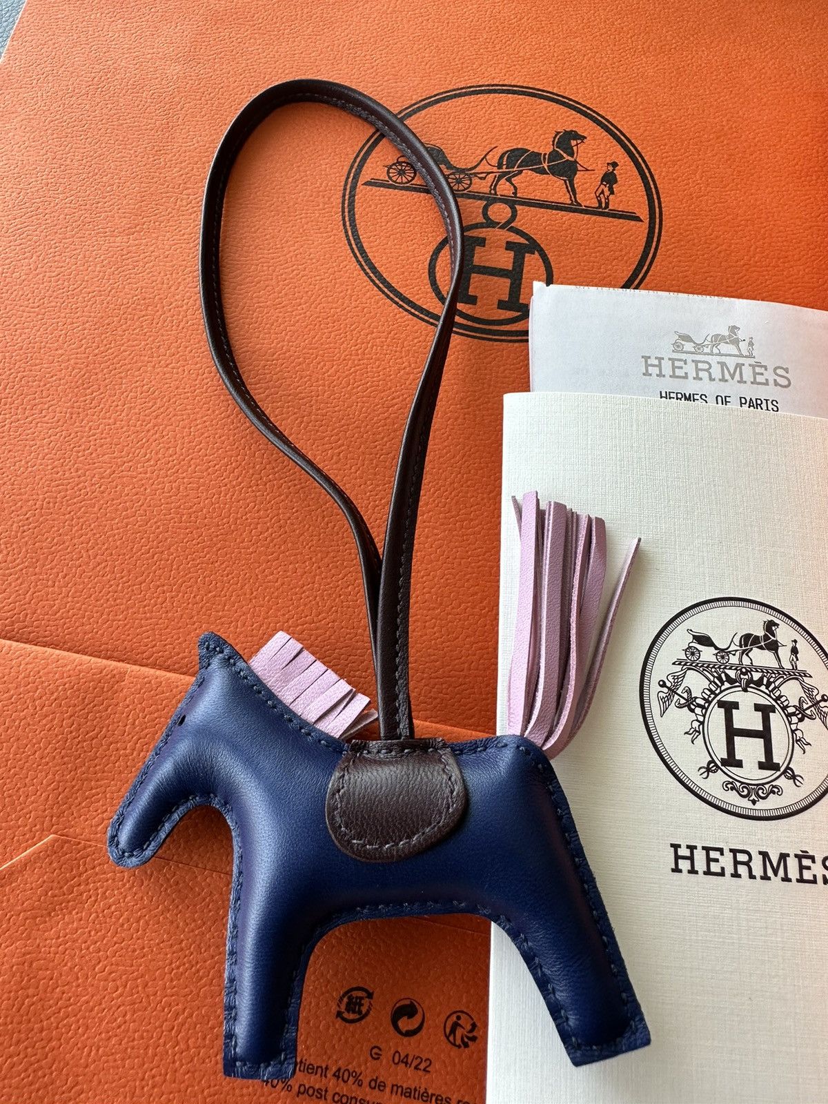 Hermes Brand New Super Rare Hermes Rodeo PM Leather Horse Charm Size ONE SIZE - 4 Thumbnail