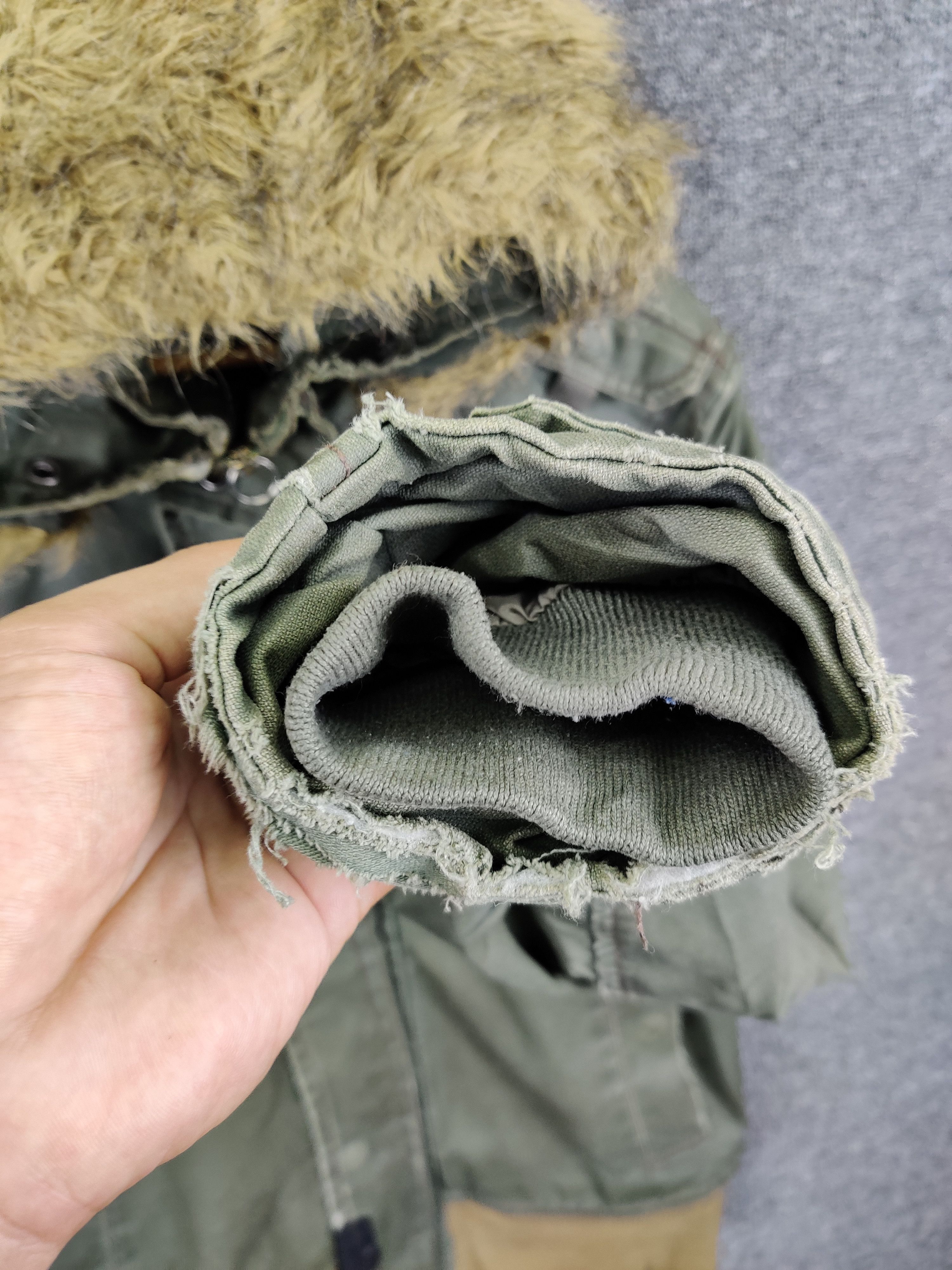 G-Star Vintage G Star Raw 3301 Military Fur Jacket Olive Green Size US L / EU 52-54 / 3 - 12 Thumbnail