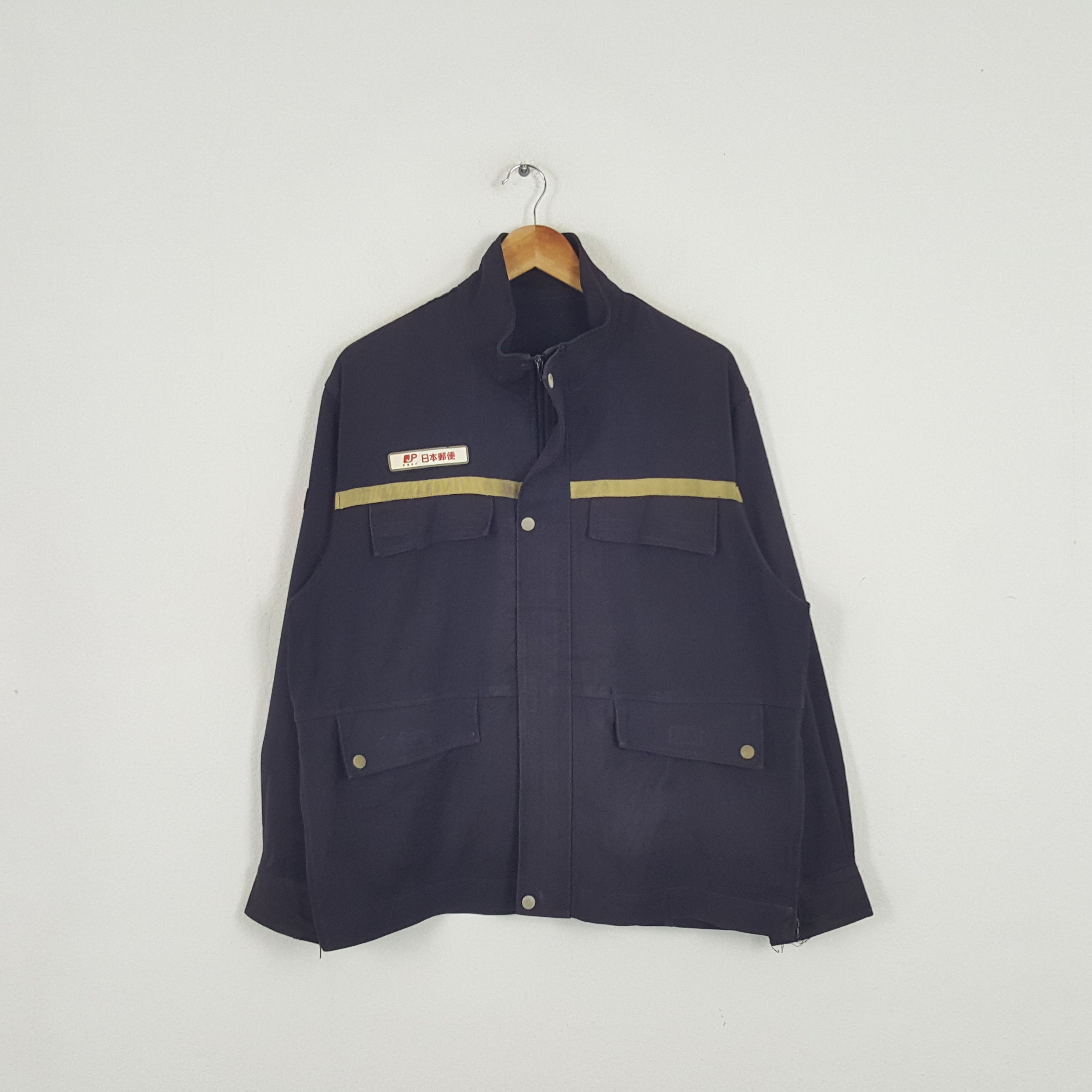 Japanese Brand × Vintage Vintage Japan Post Service Japanese Mechanic Jacket Size US L / EU 52-54 / 3 - 3 Thumbnail