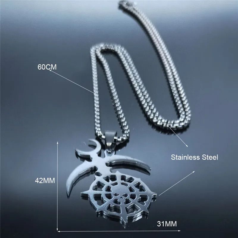 Jewelry Slaanesh Pendant Necklace Emblem Talisman Size ONE SIZE - 5 Thumbnail