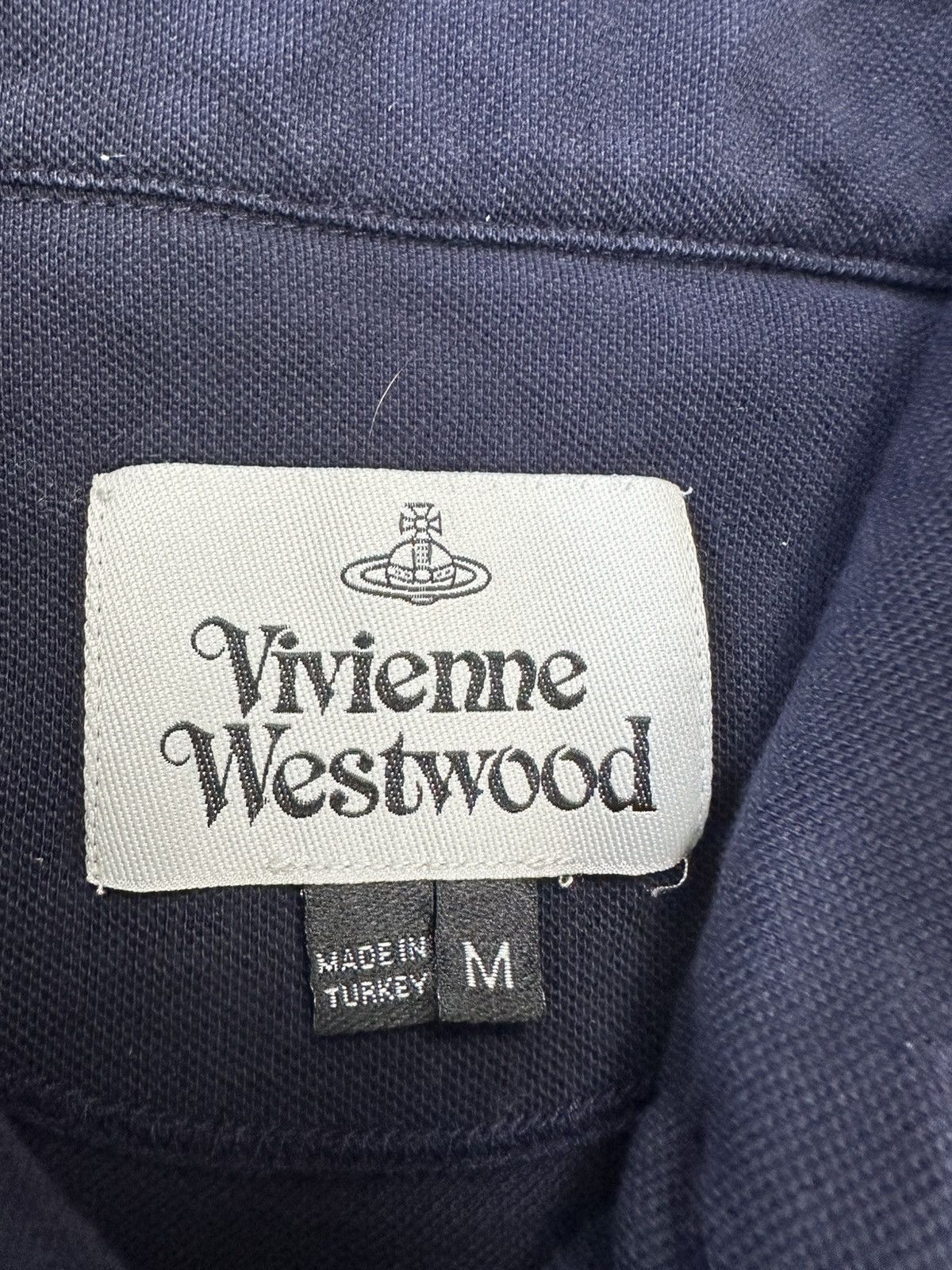 Vivienne Westwood Vivienne Westwood longsleeve poli shirt mens navy logo rare Size US M / EU 48-50 / 2 - 7 Thumbnail