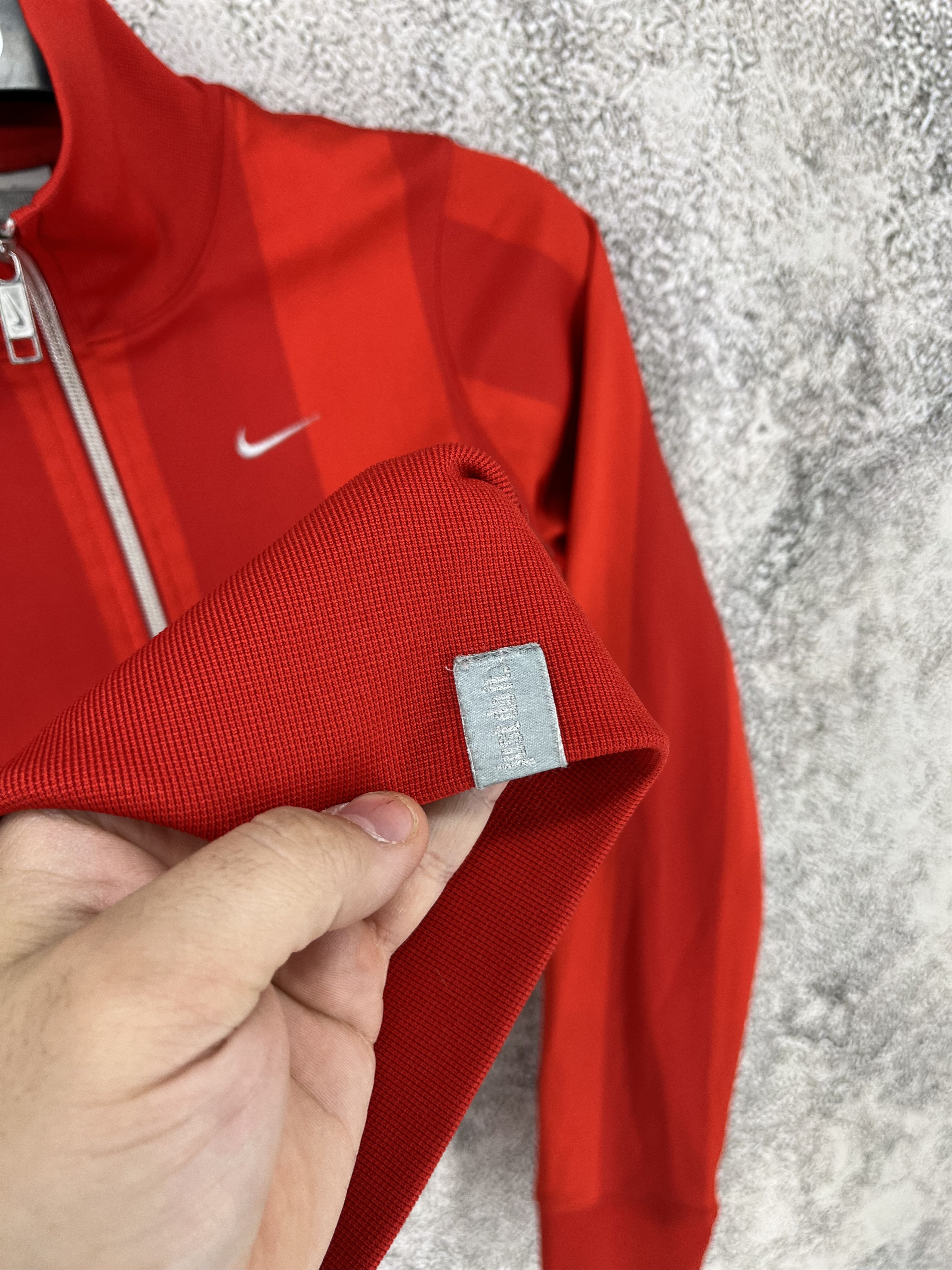 Nike Women's Vintage 00's y2k Track Top Zip Jacket Just Do It Red Size S / US 4 / IT 40 - 9 Thumbnail