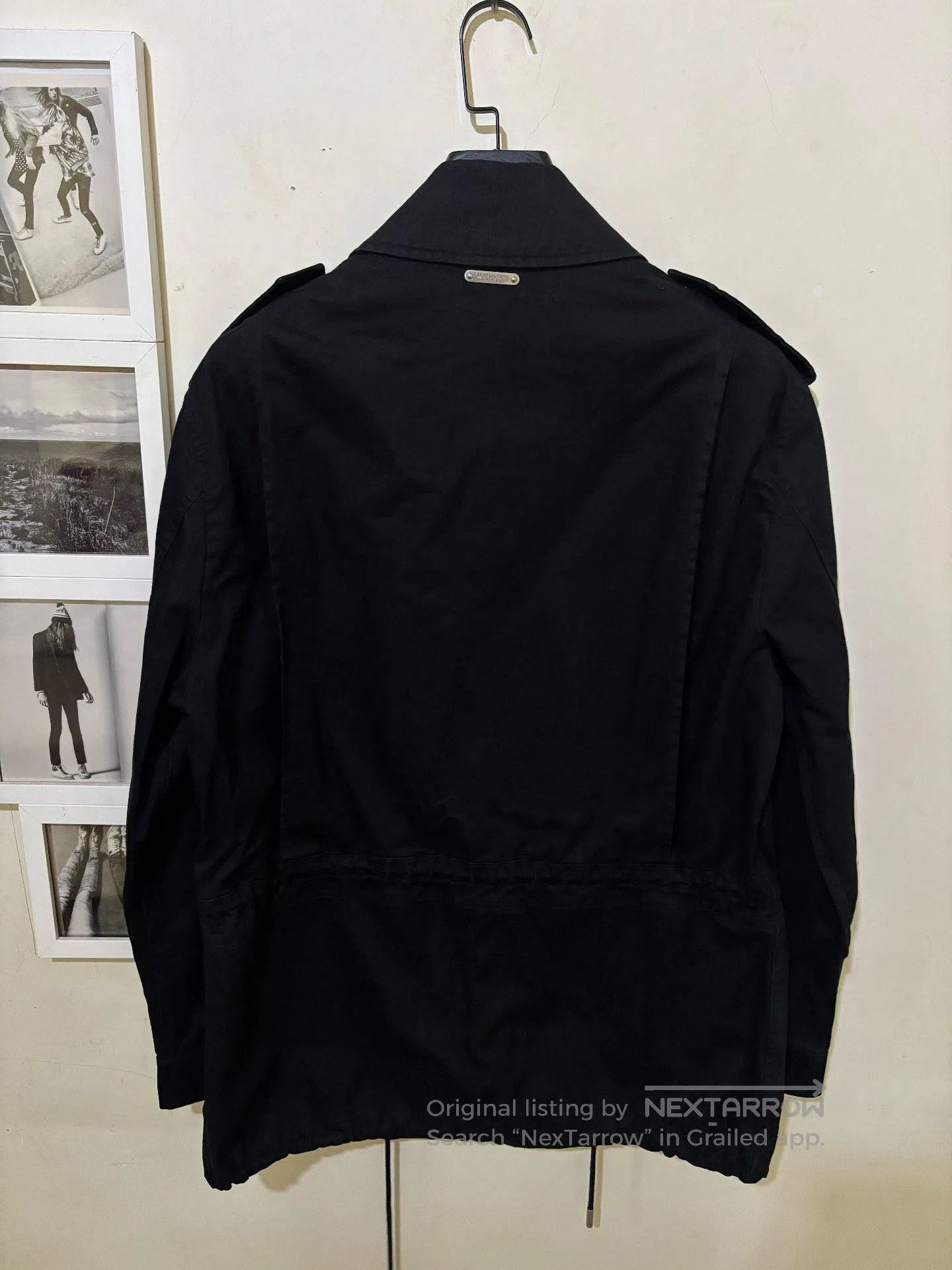 Saint Laurent Paris Saint Laurent Black Hunting Jacket. Size US S / EU 44-46 / 1 - 5 Thumbnail