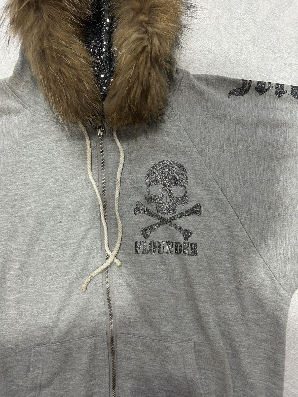 Japanese Brand 💸BINDINGOFFER💸Fur Hoodie Flounder Skull LGB Ifsixwasnine Size US L / EU 52-54 / 3 - 8 Thumbnail