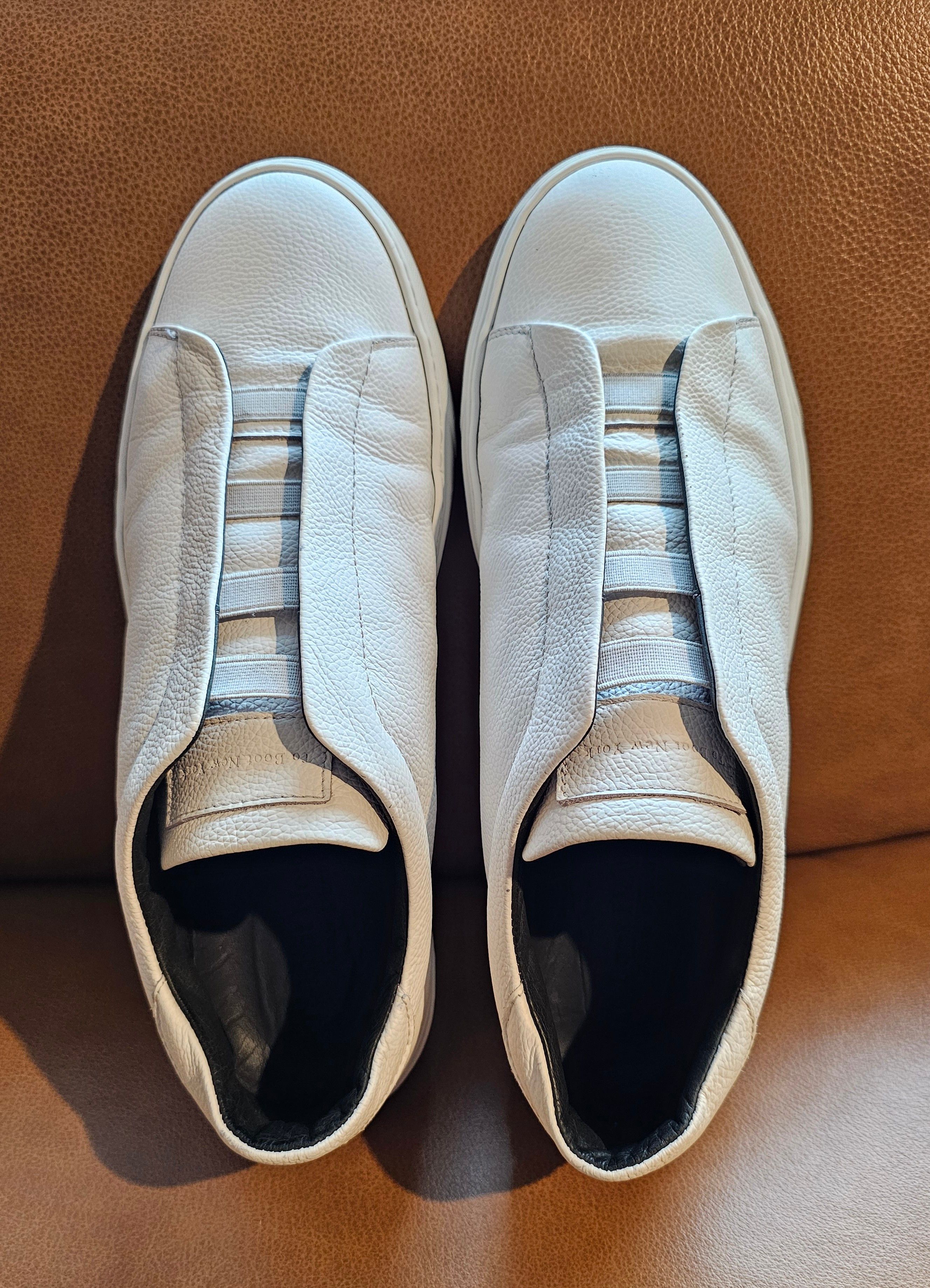 To Boot New York To Boot NY Bolla White Leather Sneakers Men's 11 EUC Size US 11 / EU 44 - 11 Thumbnail