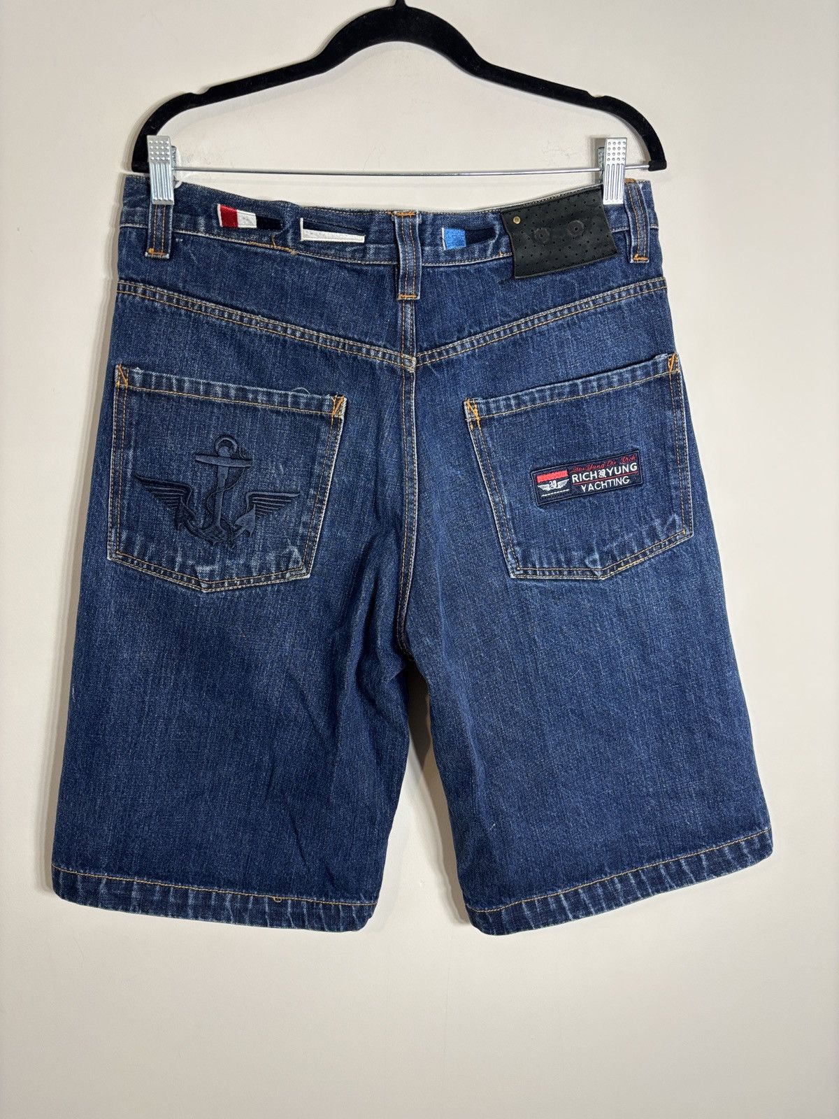 Vintage Rich Yung Denim Jean Shorts 34” Loose Size US 34 / EU 50 - 4 Thumbnail