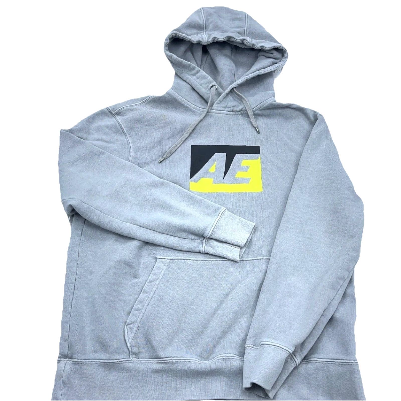 American Eagle Outfitters American Eagle Hoodie Men L Gray Sweatshirt Heavy Cotton Retro AEO Size US L / EU 52-54 / 3 - 2 Thumbnail