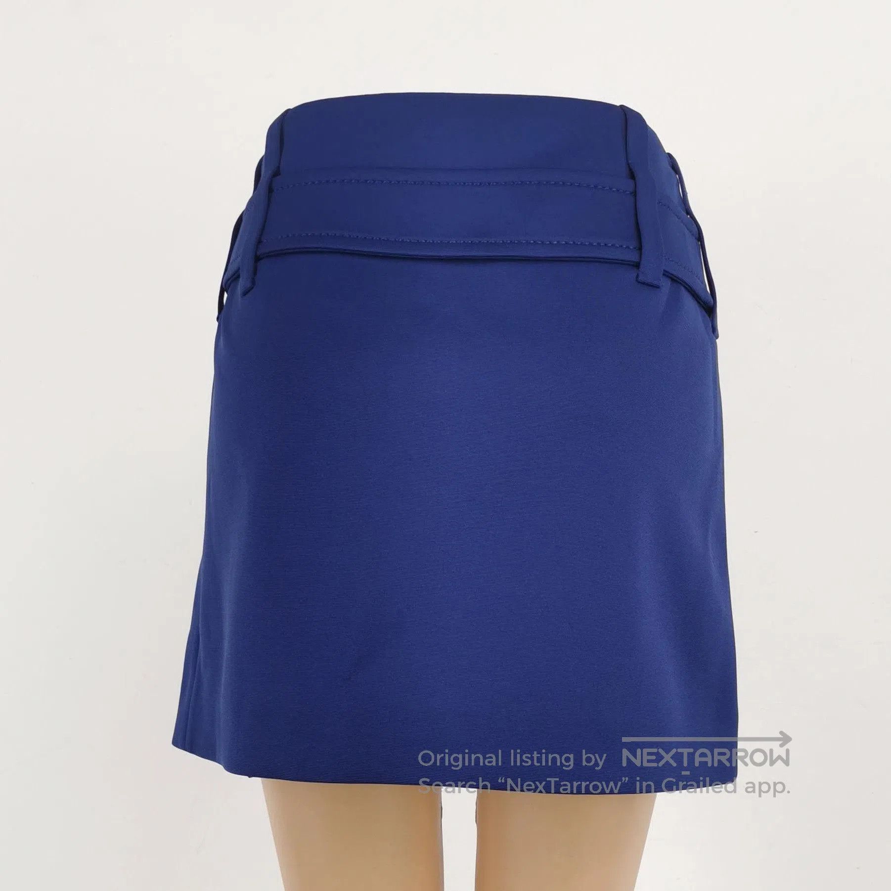 Prada Prada Solid Color Logo Half Skirt . Size 37" - 2 Thumbnail