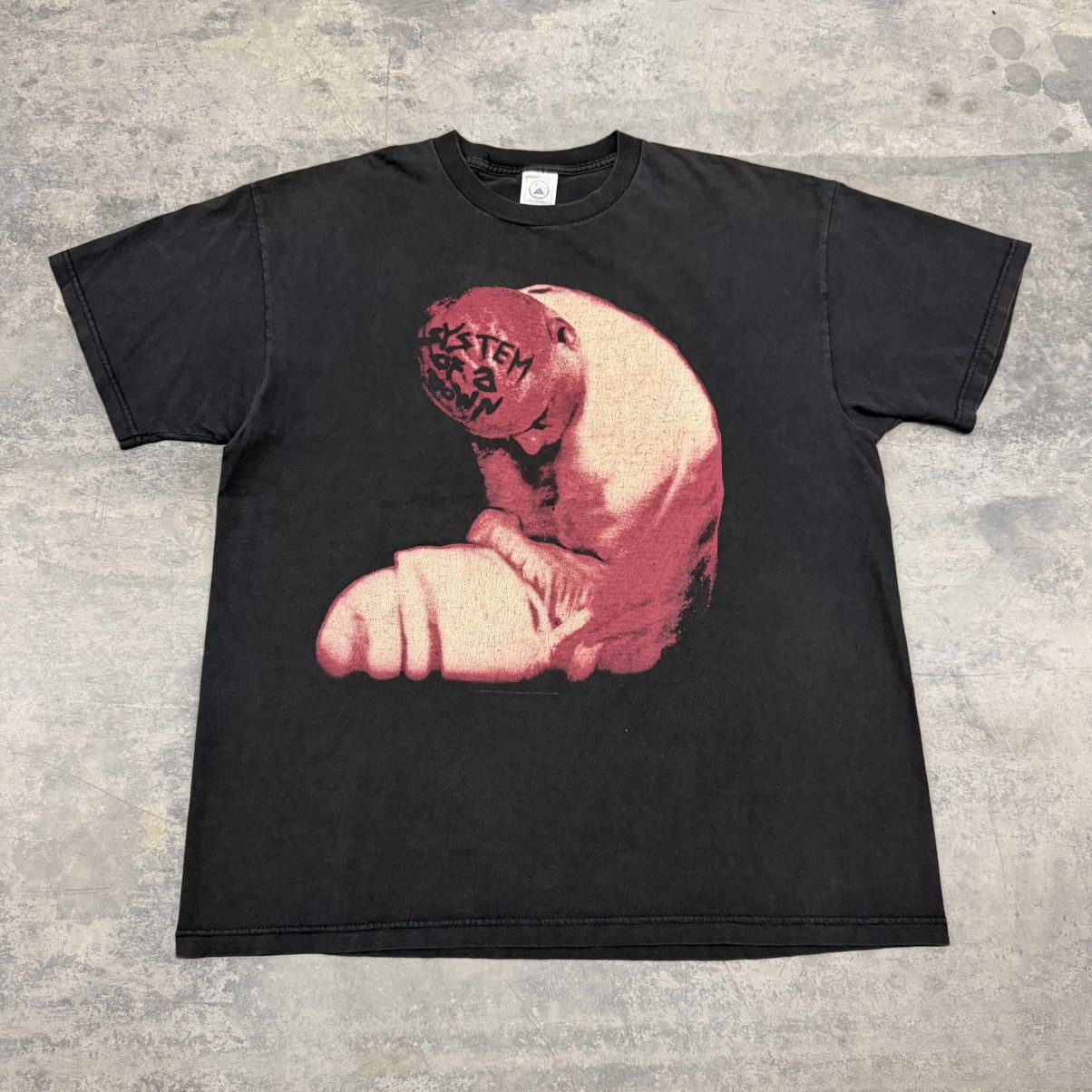 Vintage 1998 Vintage Faded System Of A Down Band Tee Size US XL / EU 56 / 4 - 1 Thumbnail