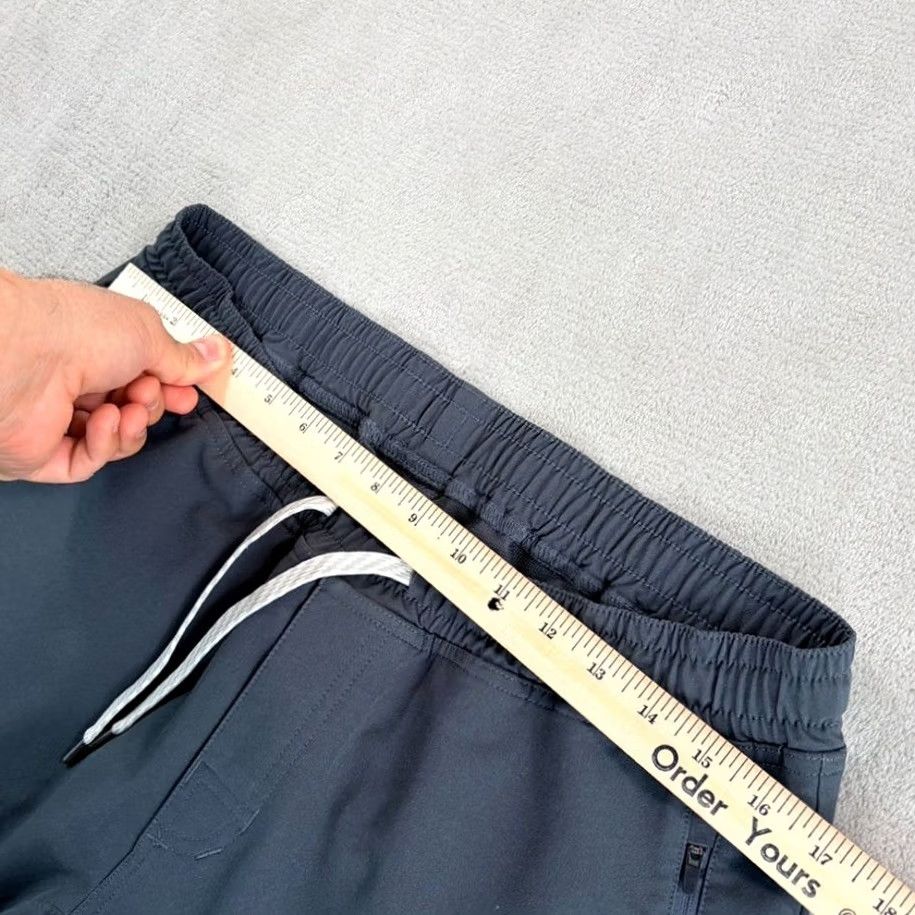 Vuori Vuori Transit Jogger Pants Gray Athletic Men Large L Slim Tapered Stretch Performance Gym & Training Joggers Size US 33 - 6 Thumbnail