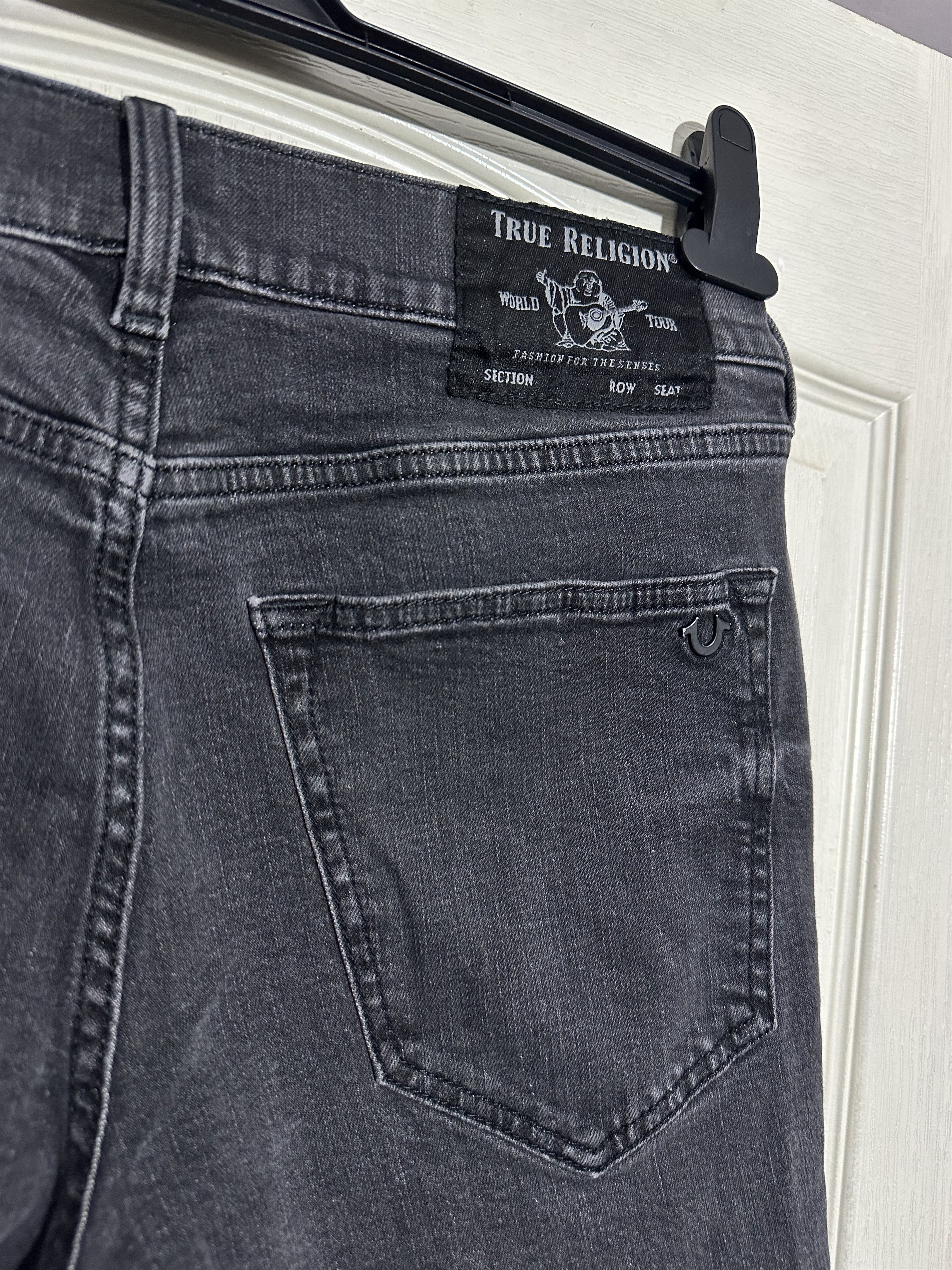 True Religion rue Religion Rocco Relaxed Skinny Men's Jeans Gray Size US 32 / EU 48 - 1 Thumbnail