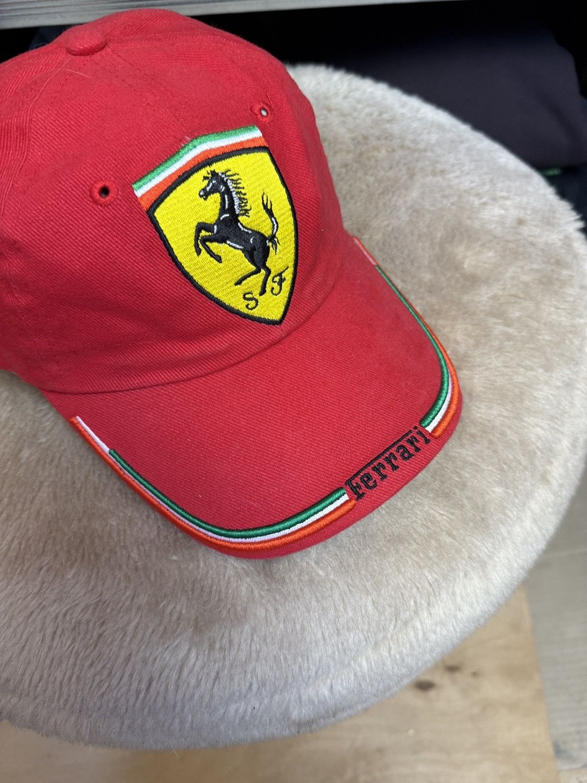 Ferrari Ferrari Cap 1999 Embroidered logo Official Merchandise Size ONE SIZE - 5 Thumbnail